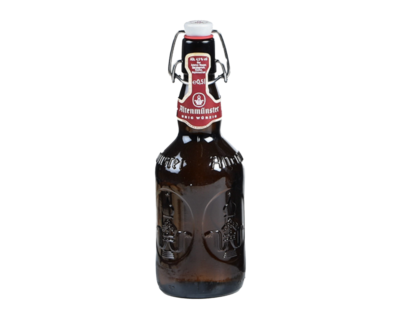 Altenmünster Urig Würzig 14x0,50L ! (Bügelver.), 4,9 % alc Vol (Kiste)  3,60 € Pfand