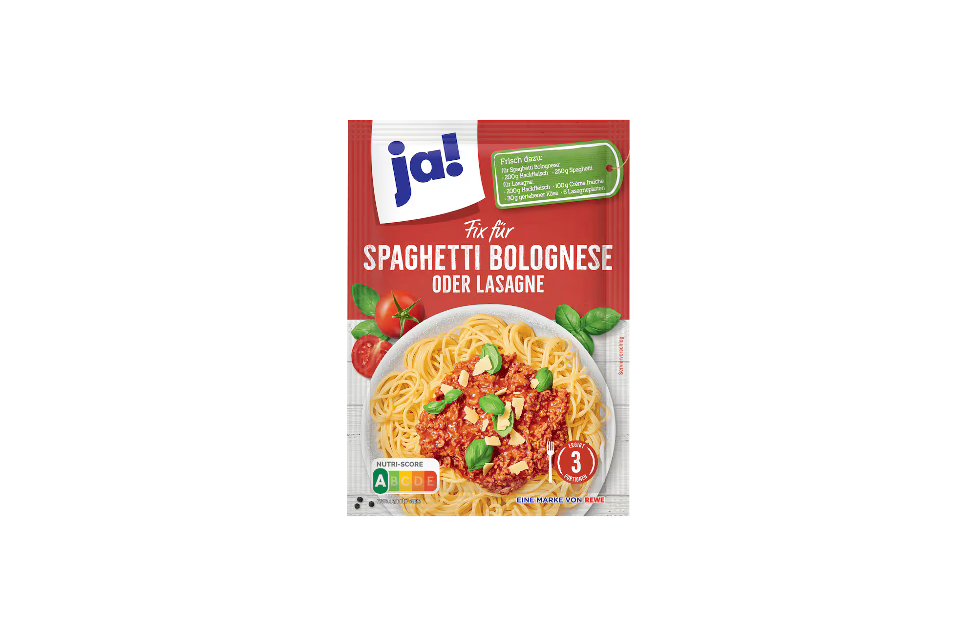 Ja! Fix Bolognese Lasagne 45g