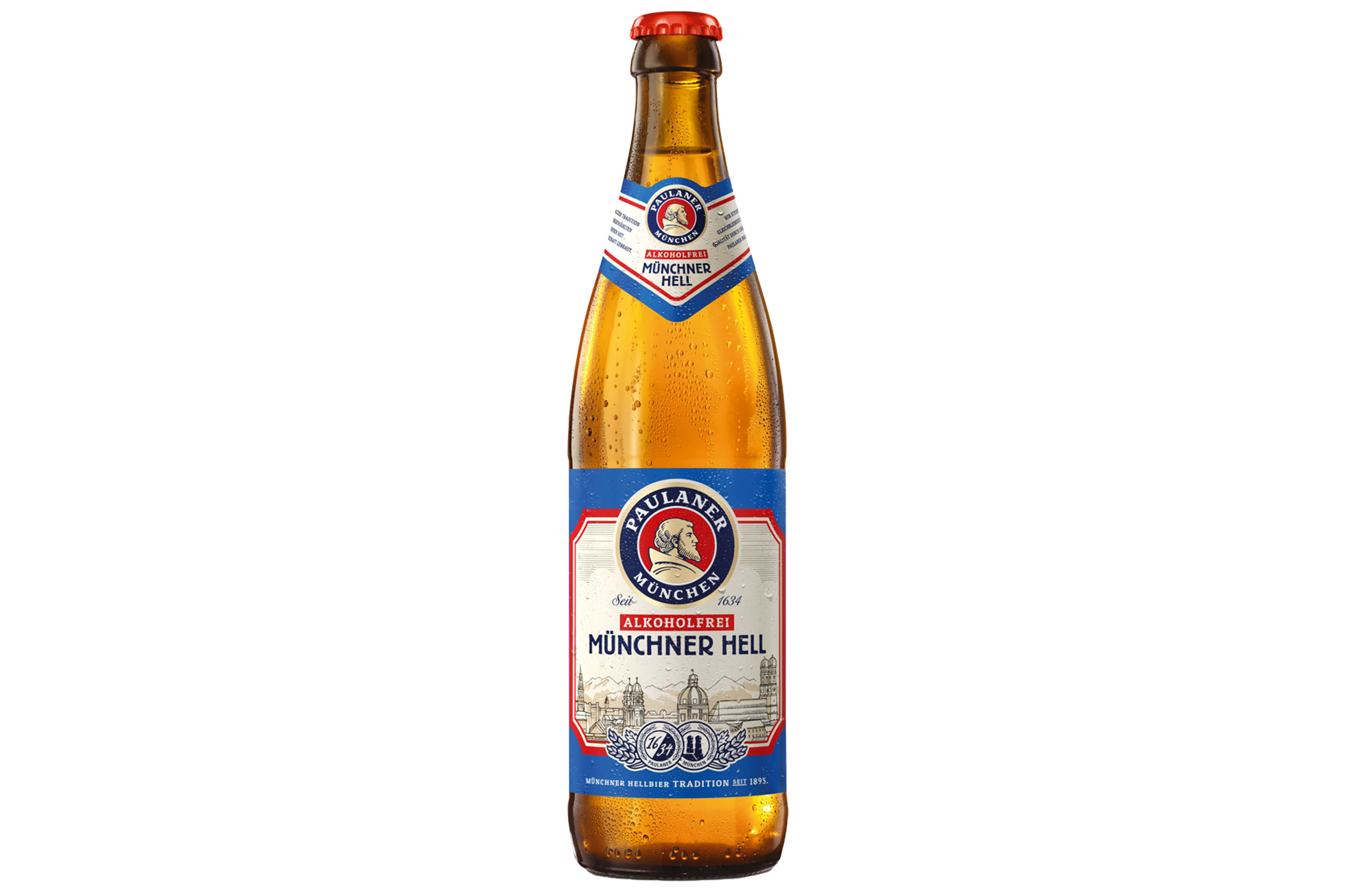 Paulaner Münchener Hell alk. frei 20x0,5 L, 0,5 % alc Vol (Kiste)
