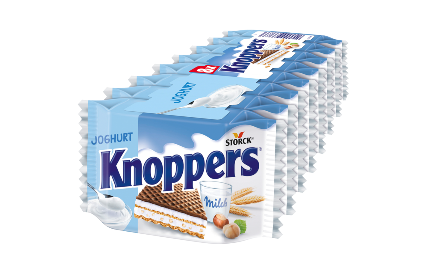 Knoppers Joghurt 8er (8x25g) - Storck