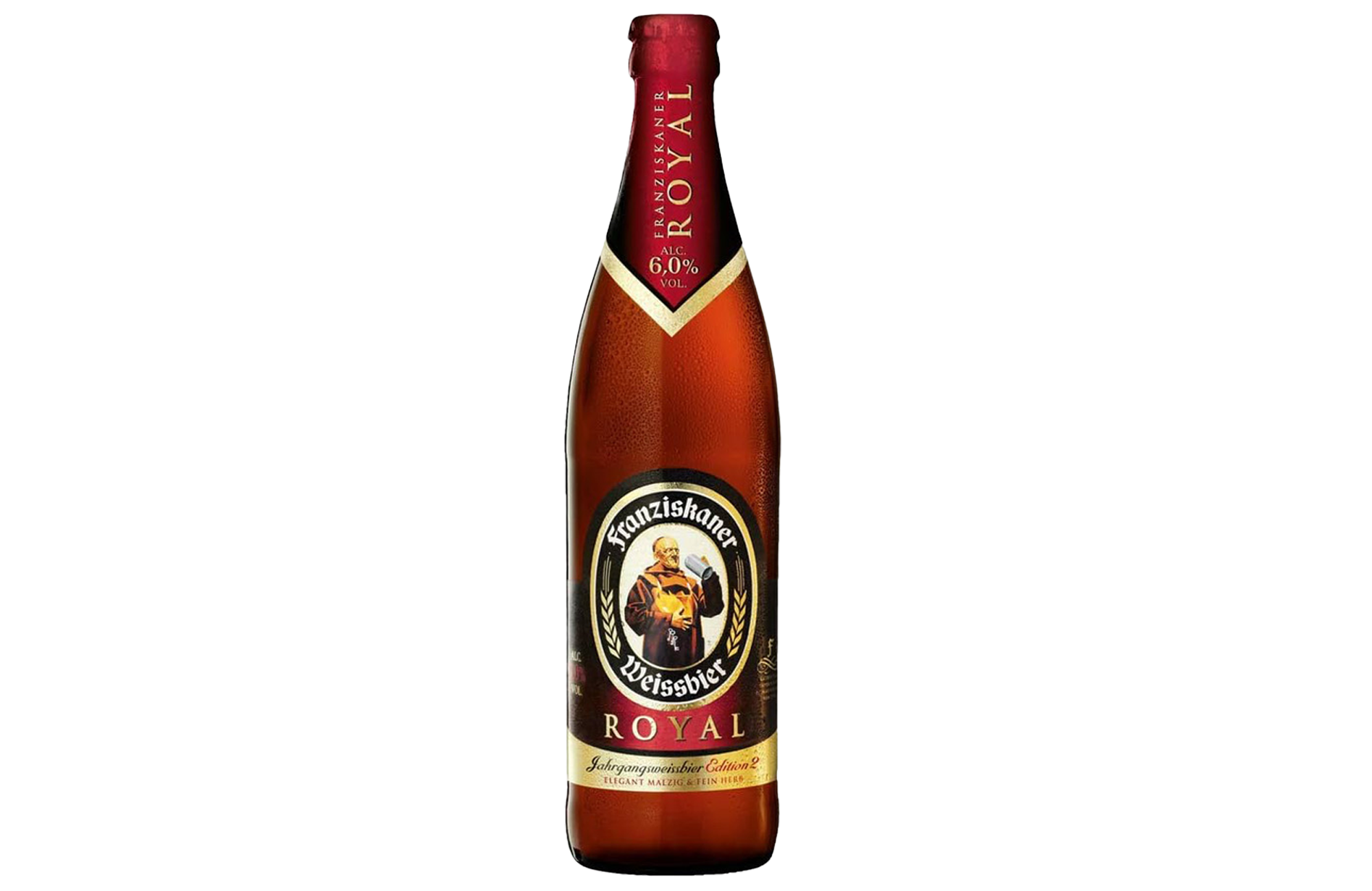 Franziskaner Royal Weißbier ! 11x0,5L, 6 % alc Vol (Kiste)
