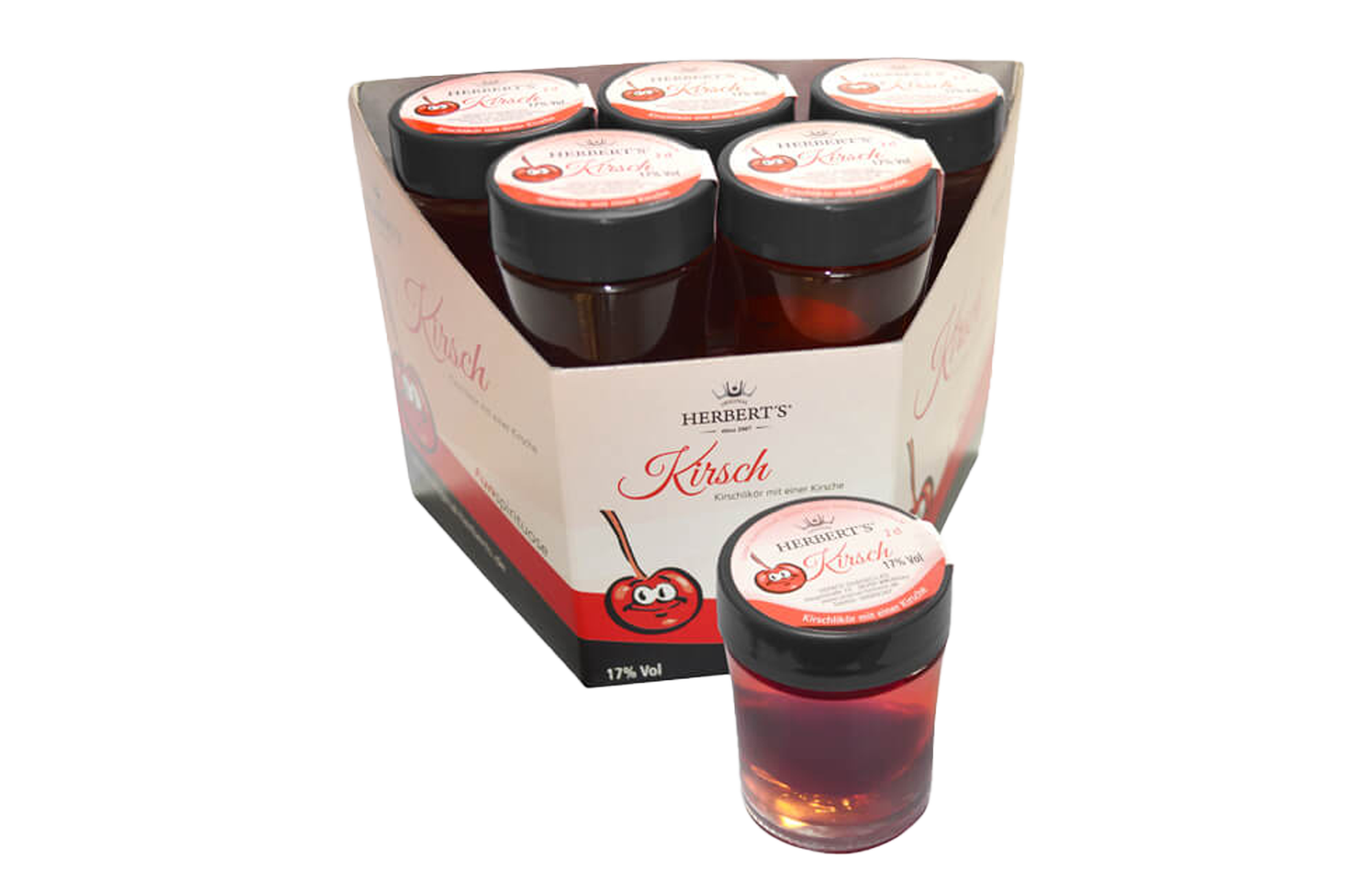Original Herbert's Kirsch 17% Vol. Alc. 0,02L