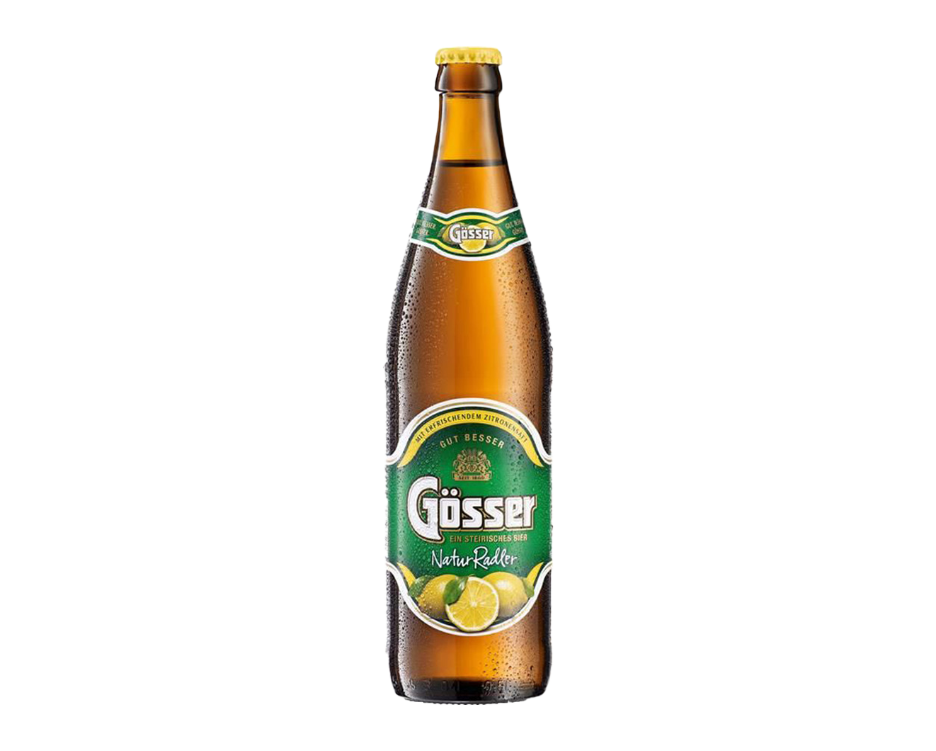 Gösser Natur Radler Zitrone 20x0,5 L, 2 % alc Vol (Kiste)