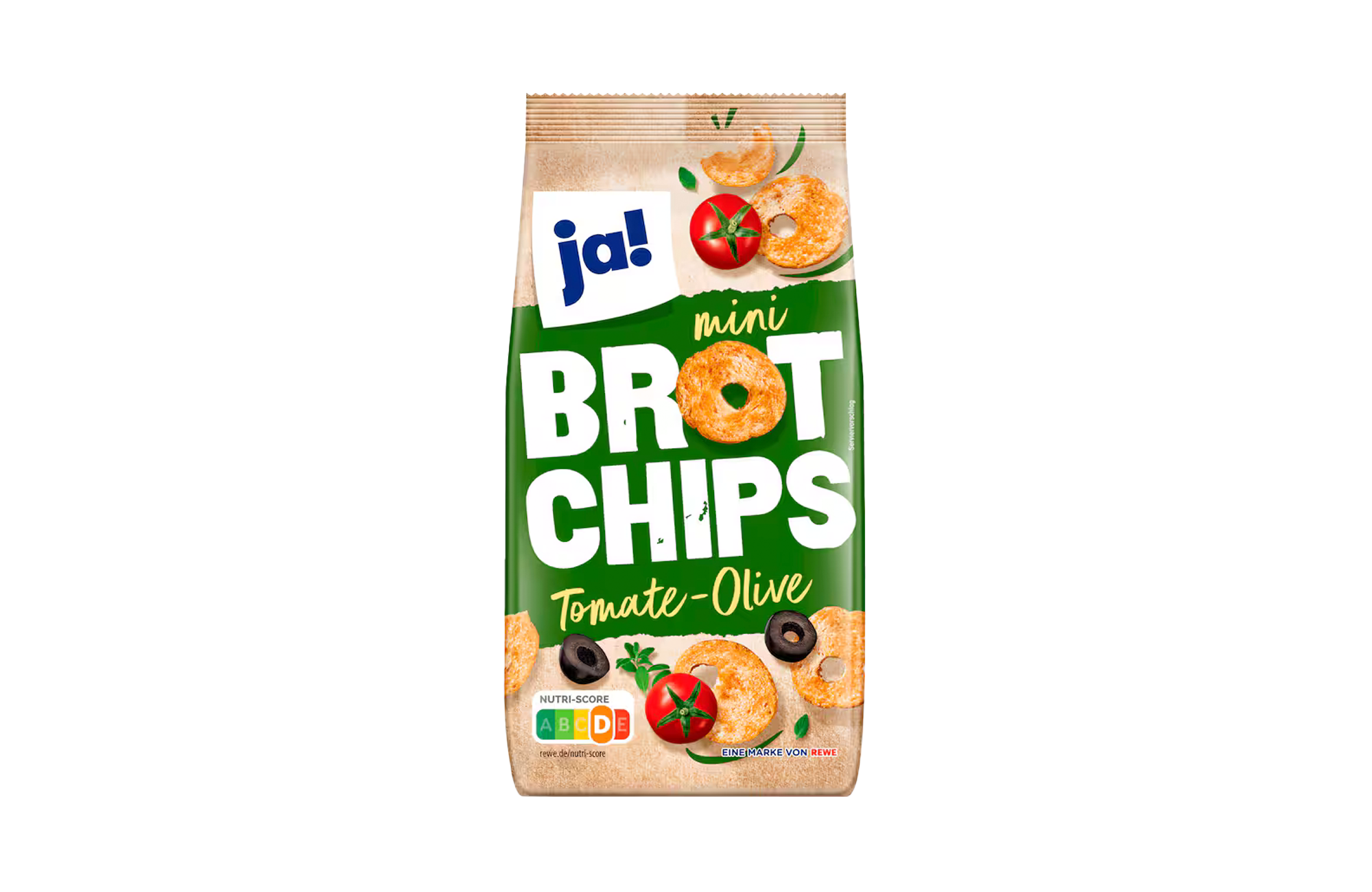 ja! Brotchips Tomate-Olive 250g