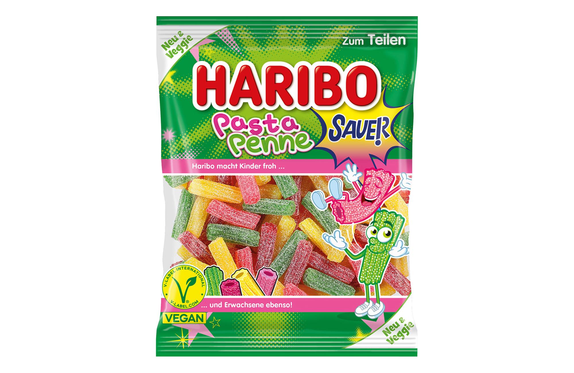 Haribo Pasta Penne Sauer VEGAN 160G Beutel