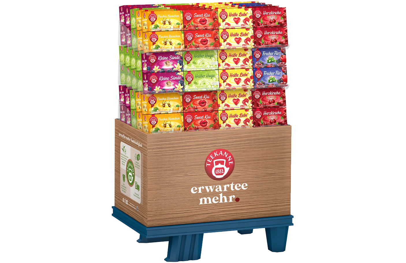 Teekanne Verführerische Früchte 120er Display 1/4 Chep (20 Beutel)