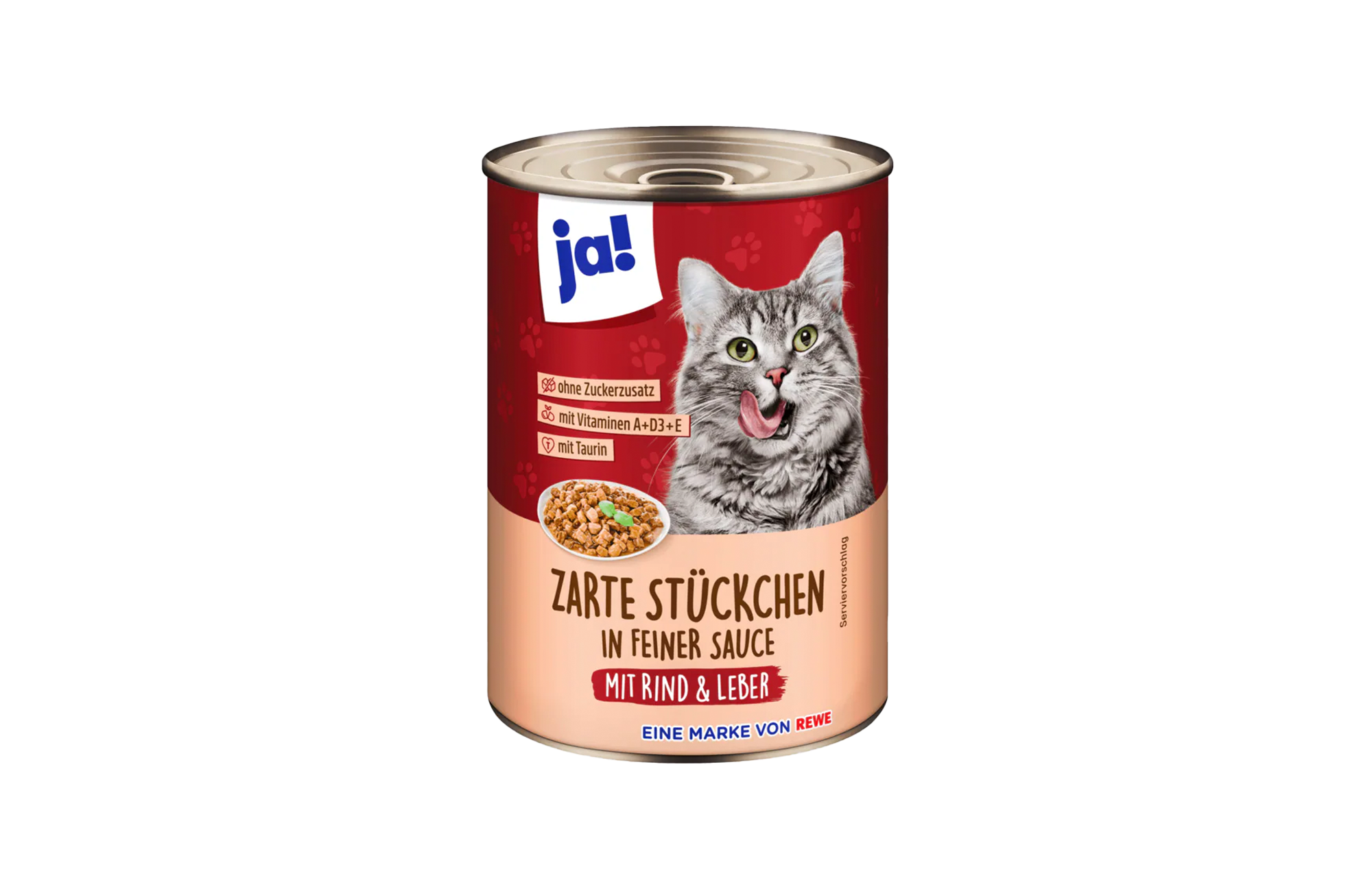 Ja! Zarte Stücke Rind&Leber 415g