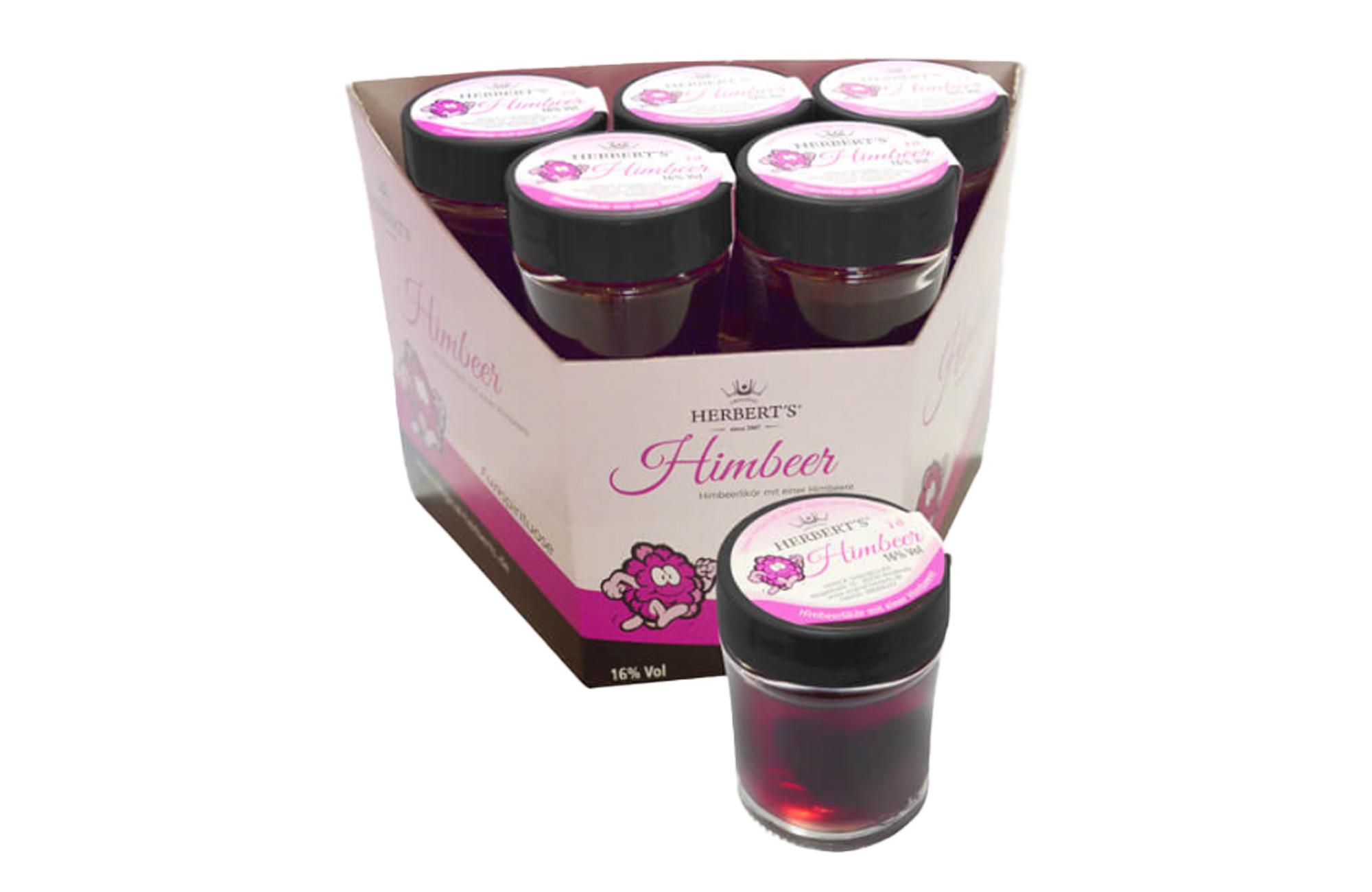 Original Herbert's Himbeer, 16% Vol. Alc. 0,02L