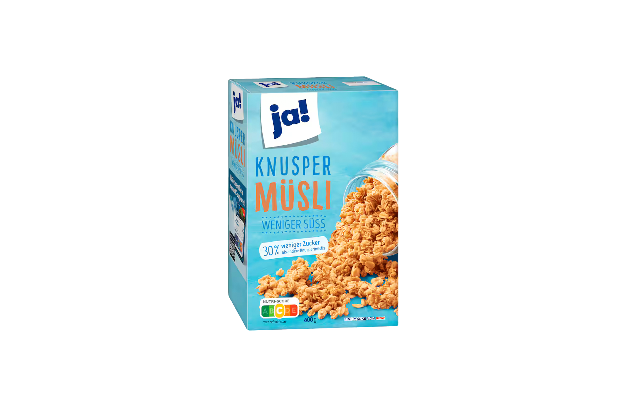 Ja! Knusper Müsli weniger Süss 600g