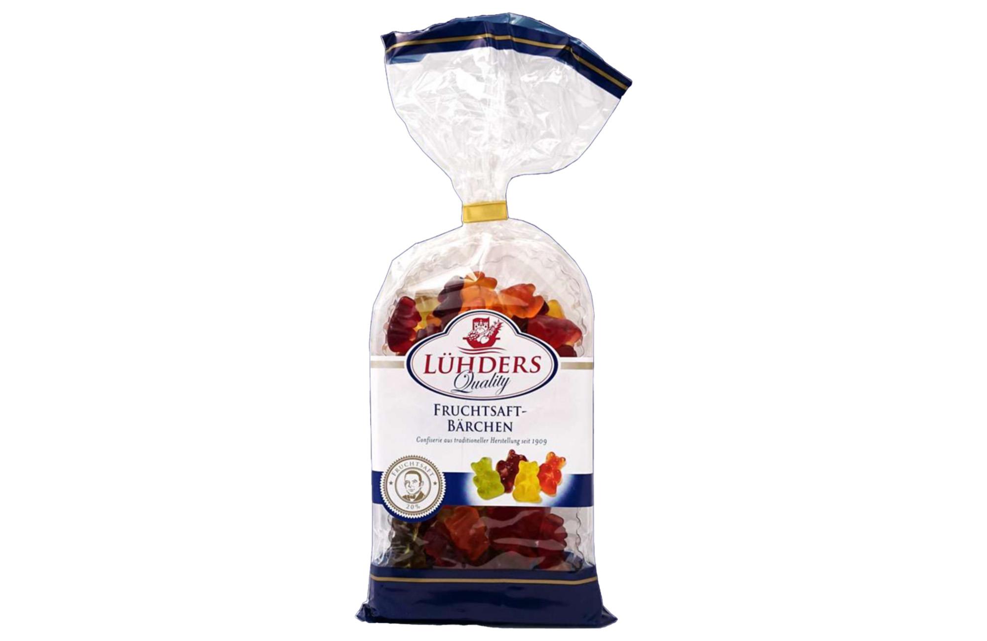 Lühders Fruchtsaft-Bärchen 175g