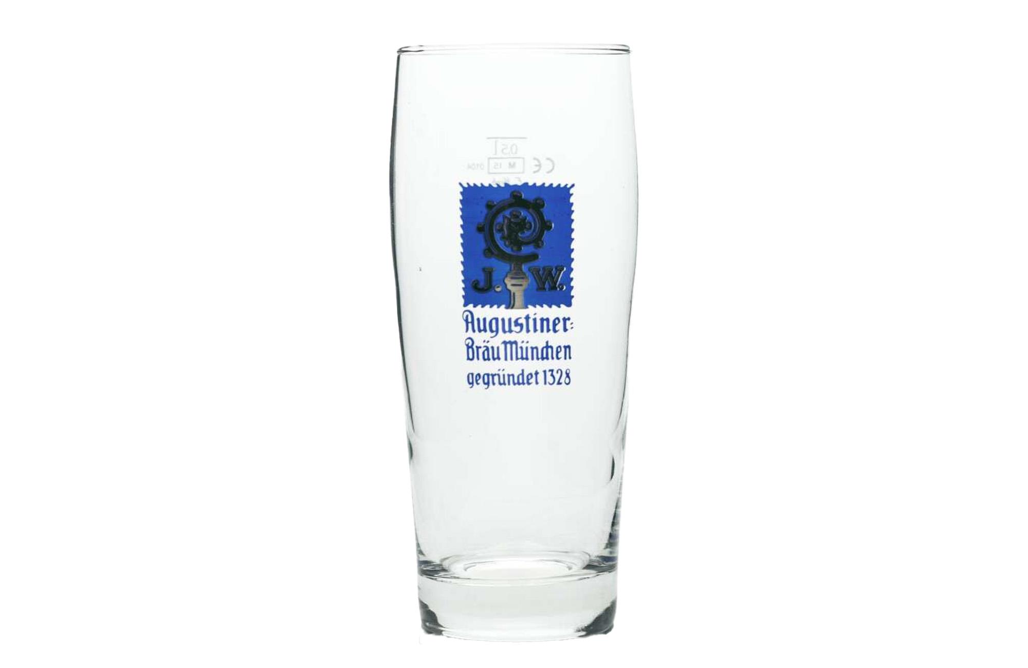 Augustiner Bierglas - Willybecher 0,5 L (Glas)