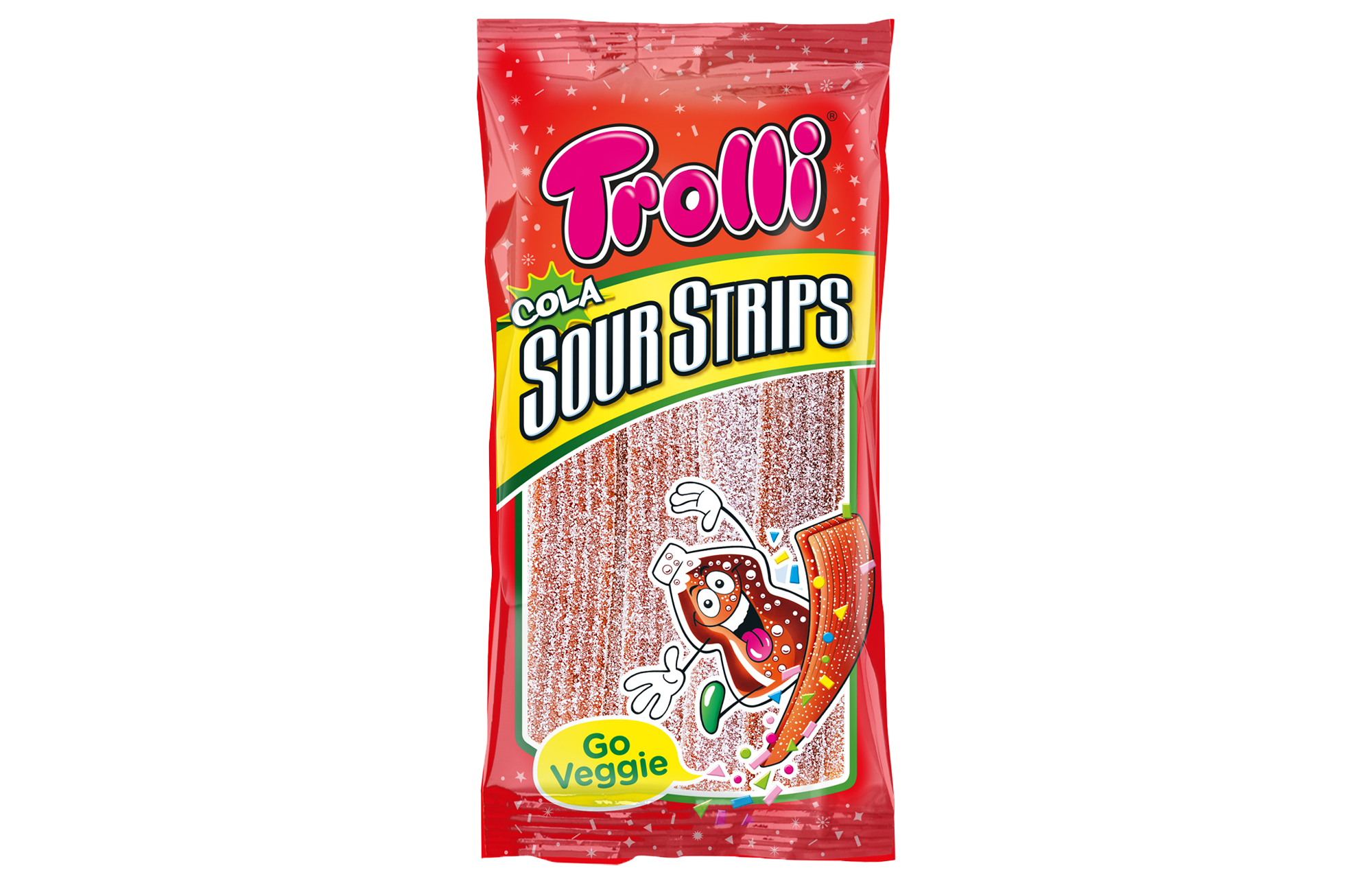 Trolli Cola Sour Strips 85g- 271604