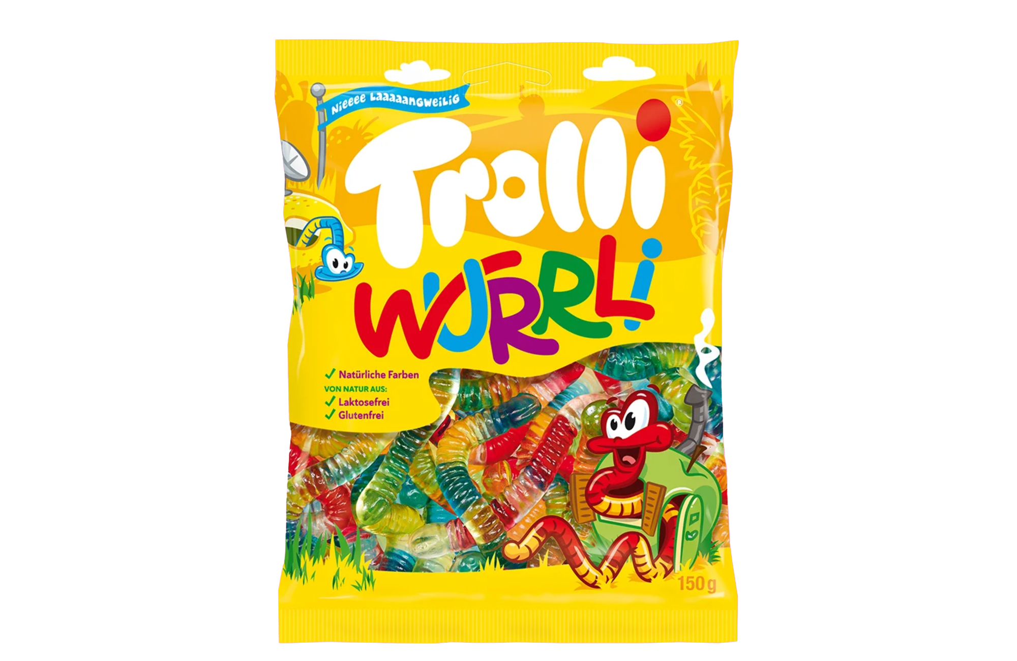 Trolli Wurrli mit Fruchtsaft 150g- 177050