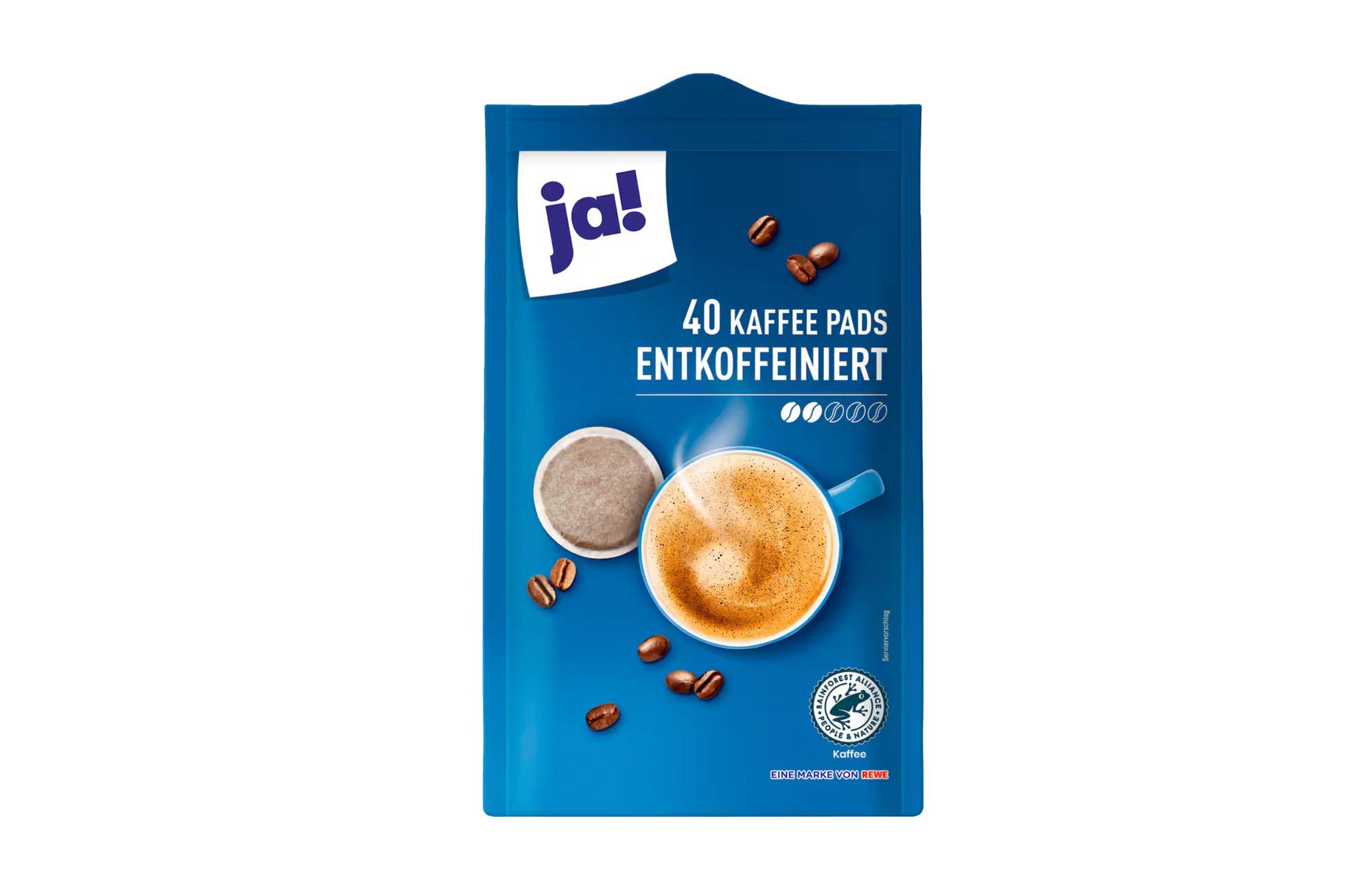 Ja! Kaffee Entkoffeiniert Kapseln 40Stk.