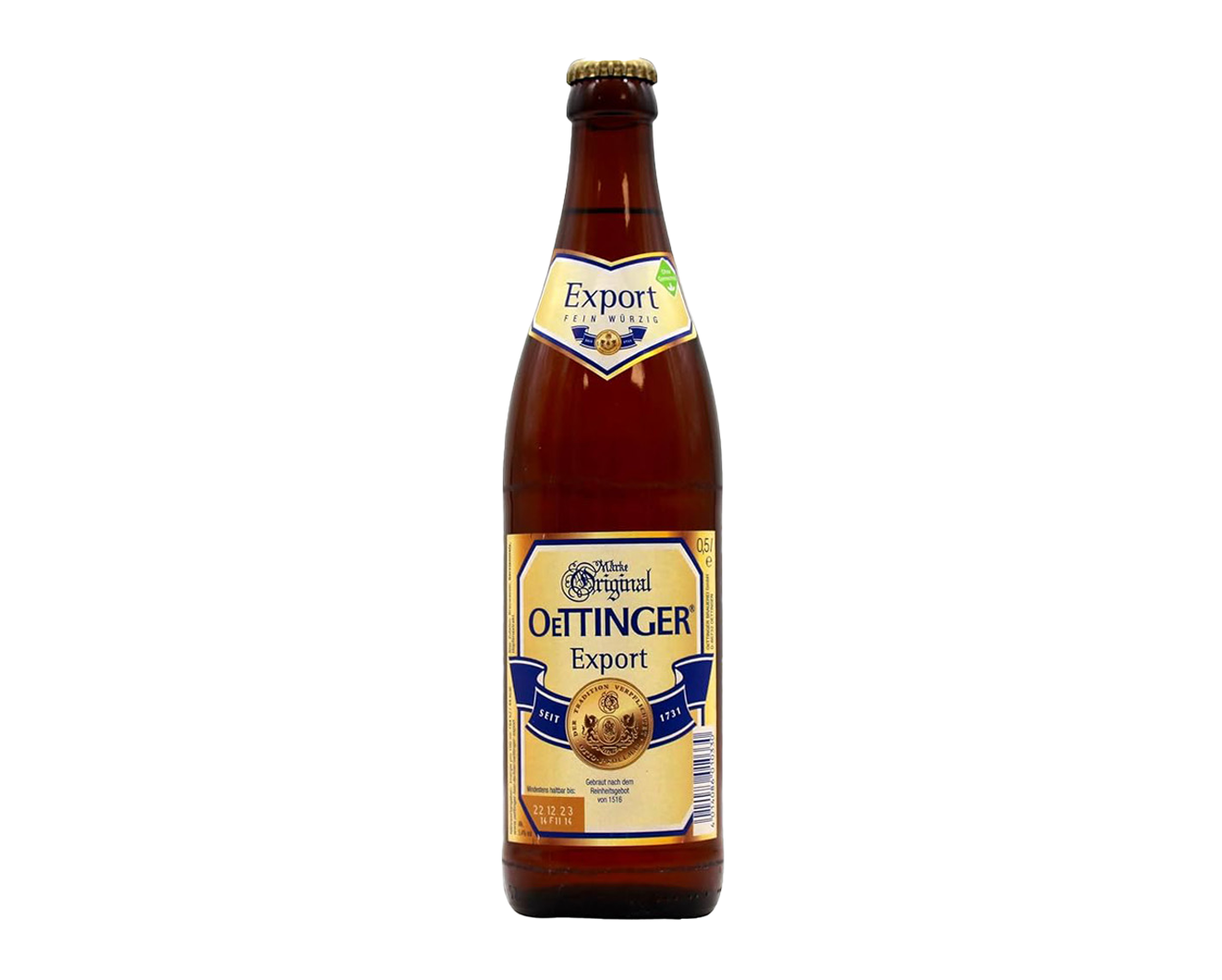 Öttinger Export 20x0,5 L, 5,4 % alc Vol (Kiste)