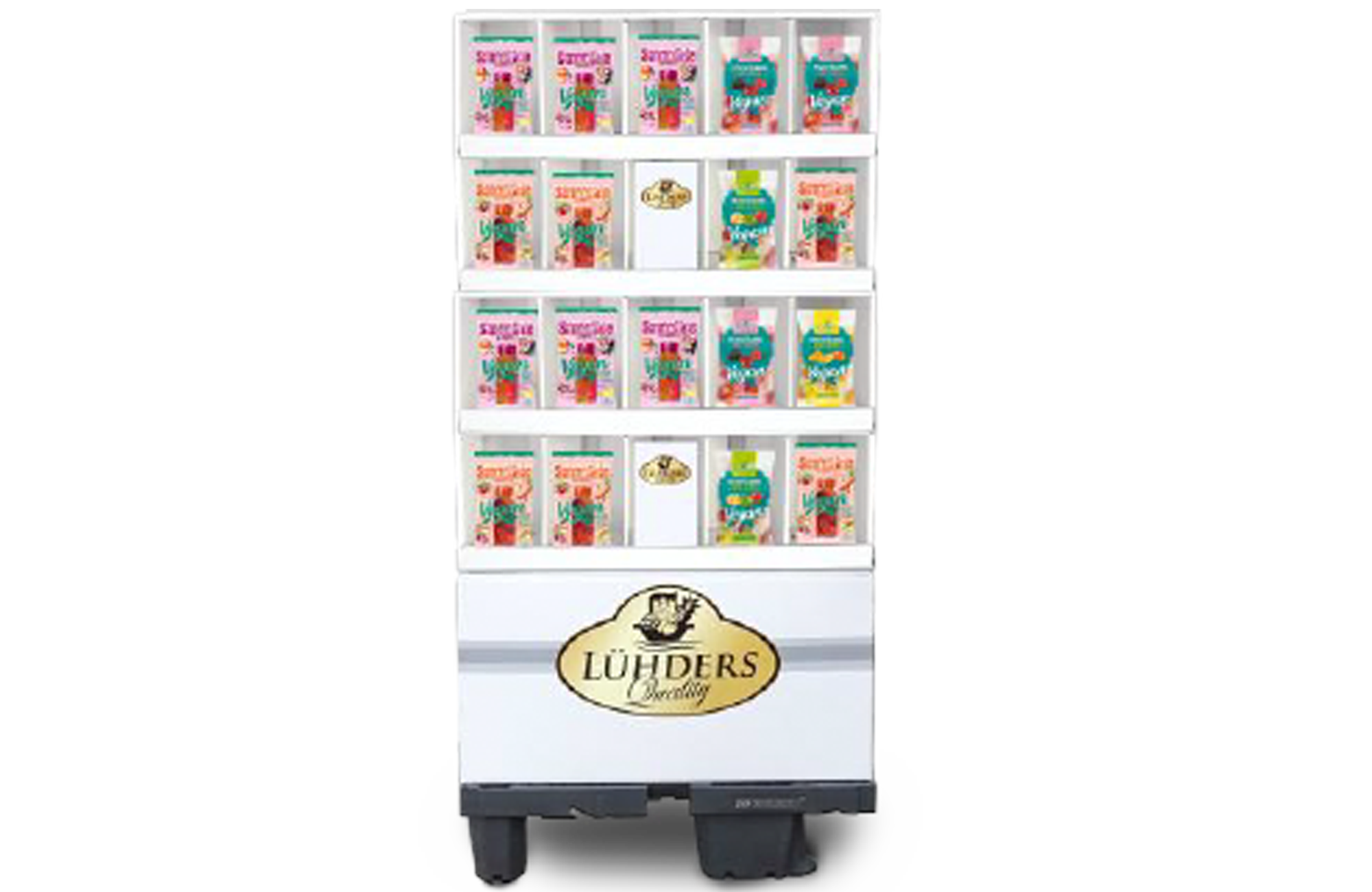 Lühders Smoothie & Früchte 180tlg Display 5-fach sortiert 80g