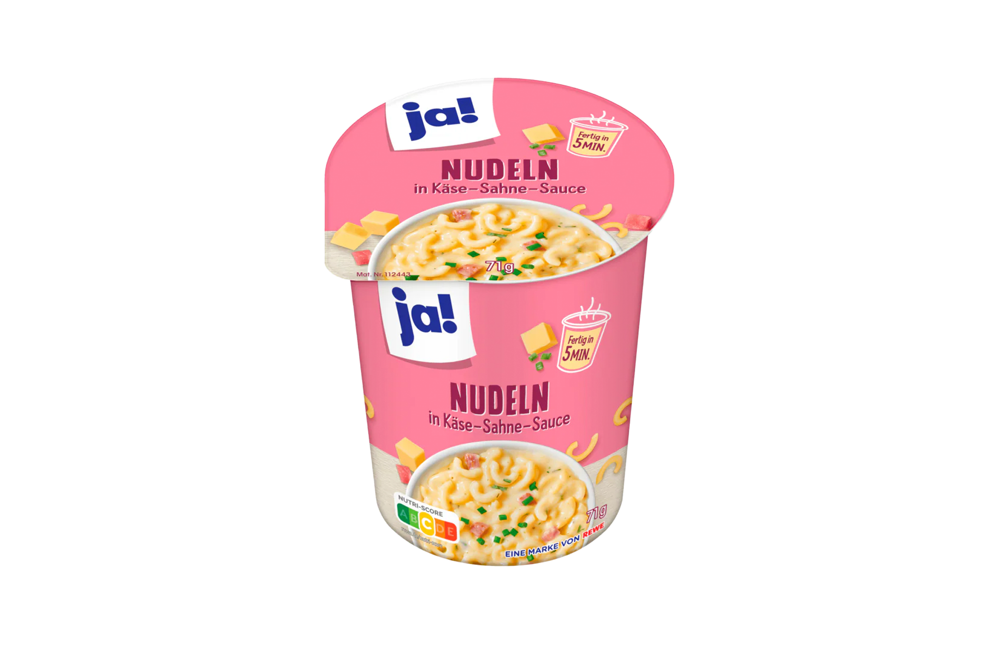 Ja! Nudeln mit Käse Sahne 71g