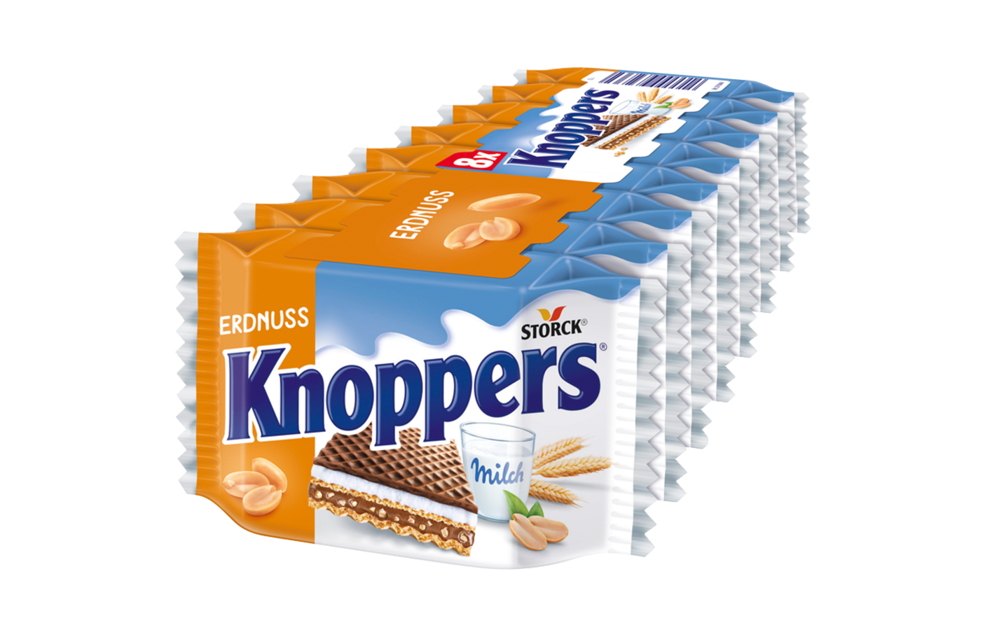 Knoppers Erdnuss 8er (8x25g) - Storck