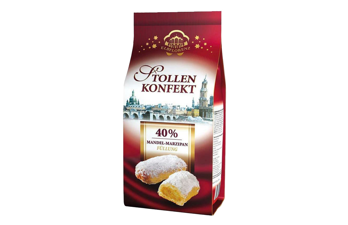 Elbflorenz® Stollenkonfekt mit 40% Mandel-Marzipan-Füllung 350g