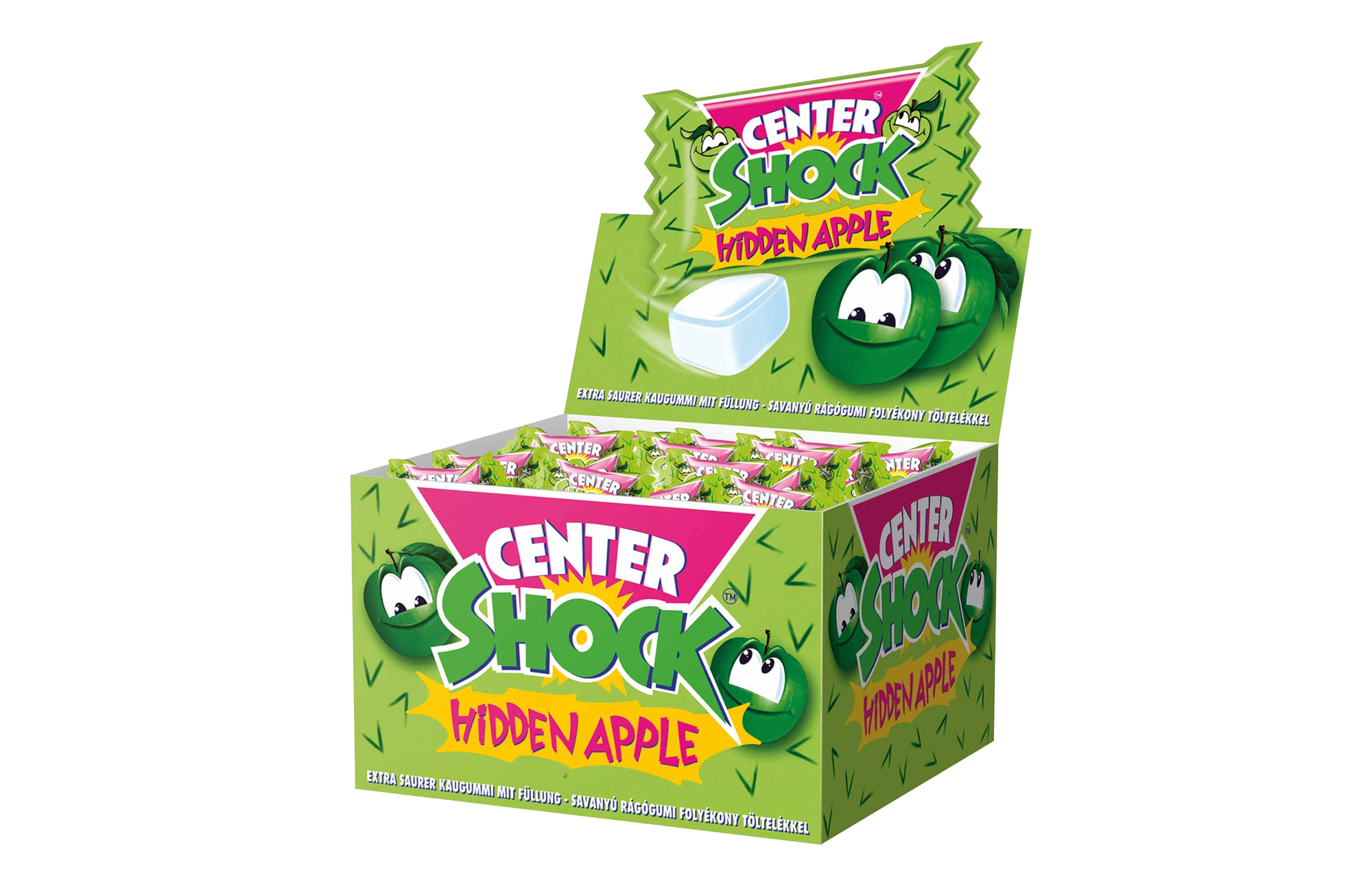 Center Shock Hidden Apple ca. 4g 100er Showbox