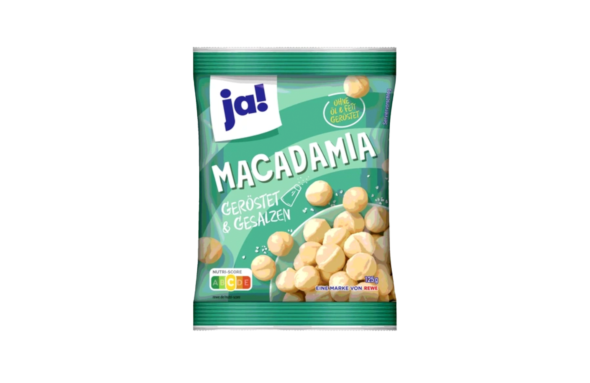 Ja! Gesalzene Macadamia 125g