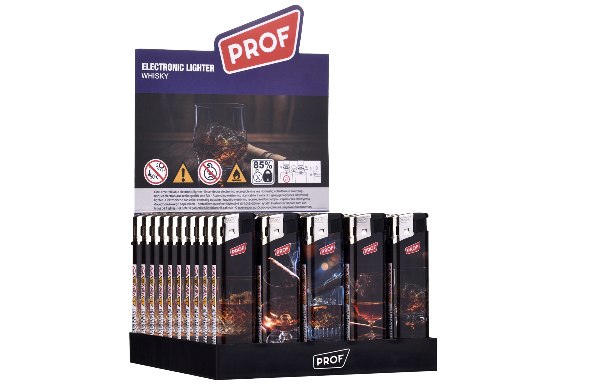 PROF WHISKY ELECT LIGHTER DL50
