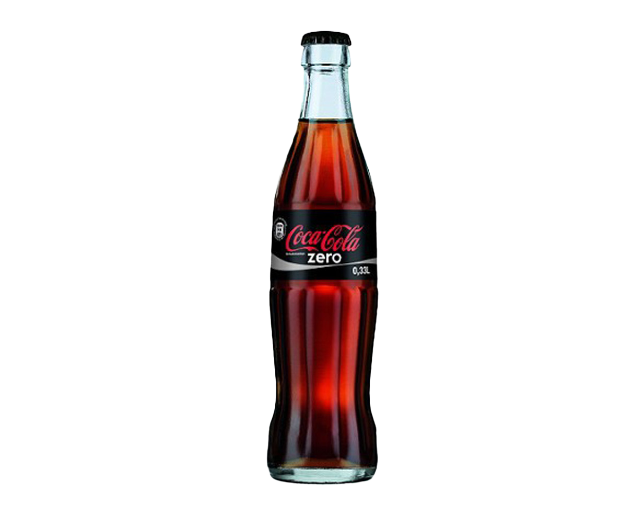 Coca-Cola ZERO 24x 0,33 L Glasflasche (Kiste)