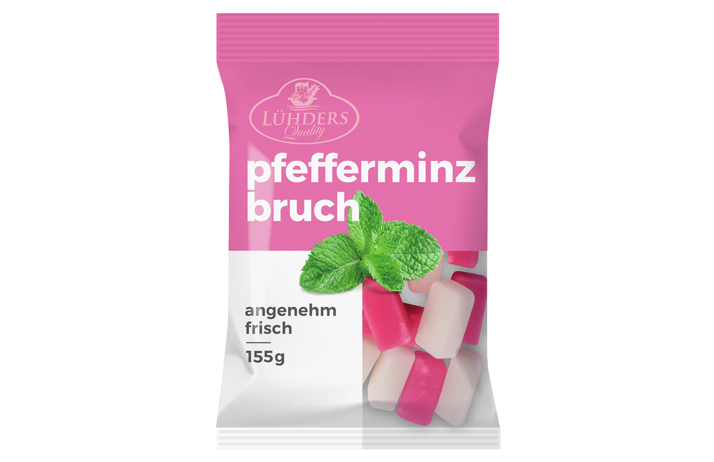 Lühders Pfefferminz-Bruch 155g