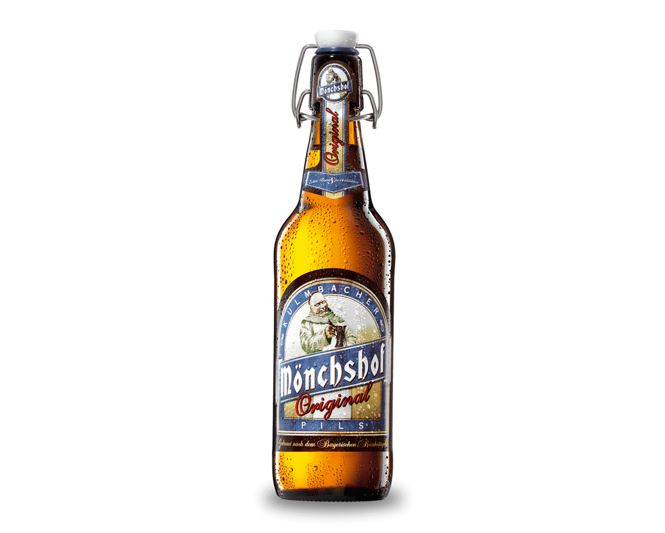 Mönchshof original Pils (Bügelver.) 20x0,5 L, 4,9 % alc Vol (Kiste)