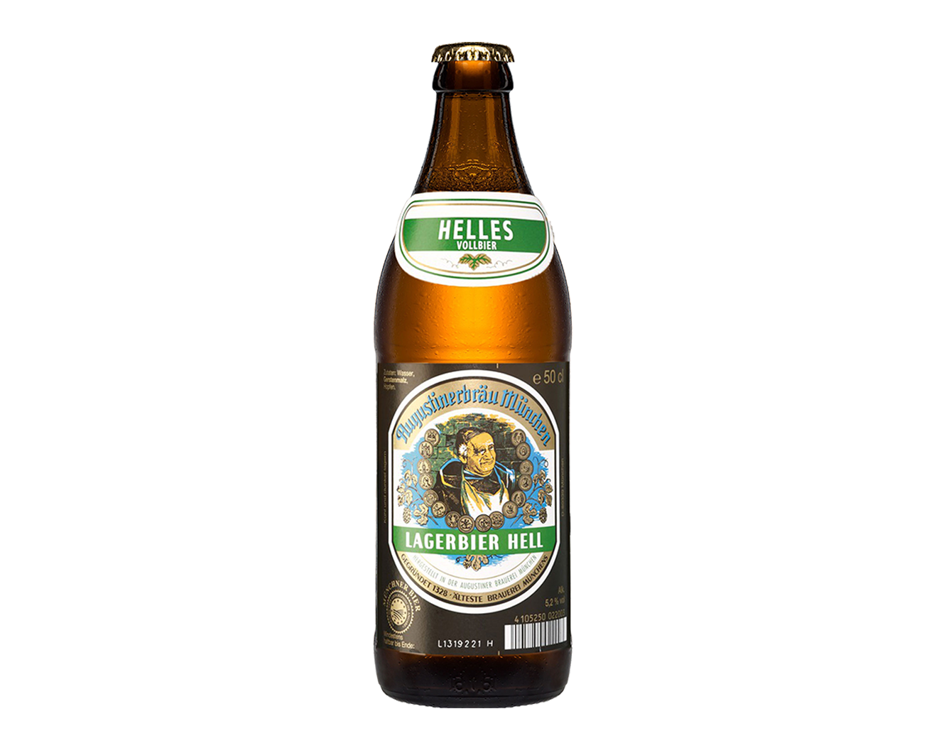 Augustiner Lagerbier hell  20x 0,5 L, 5,2 % alc Vol (Kiste)