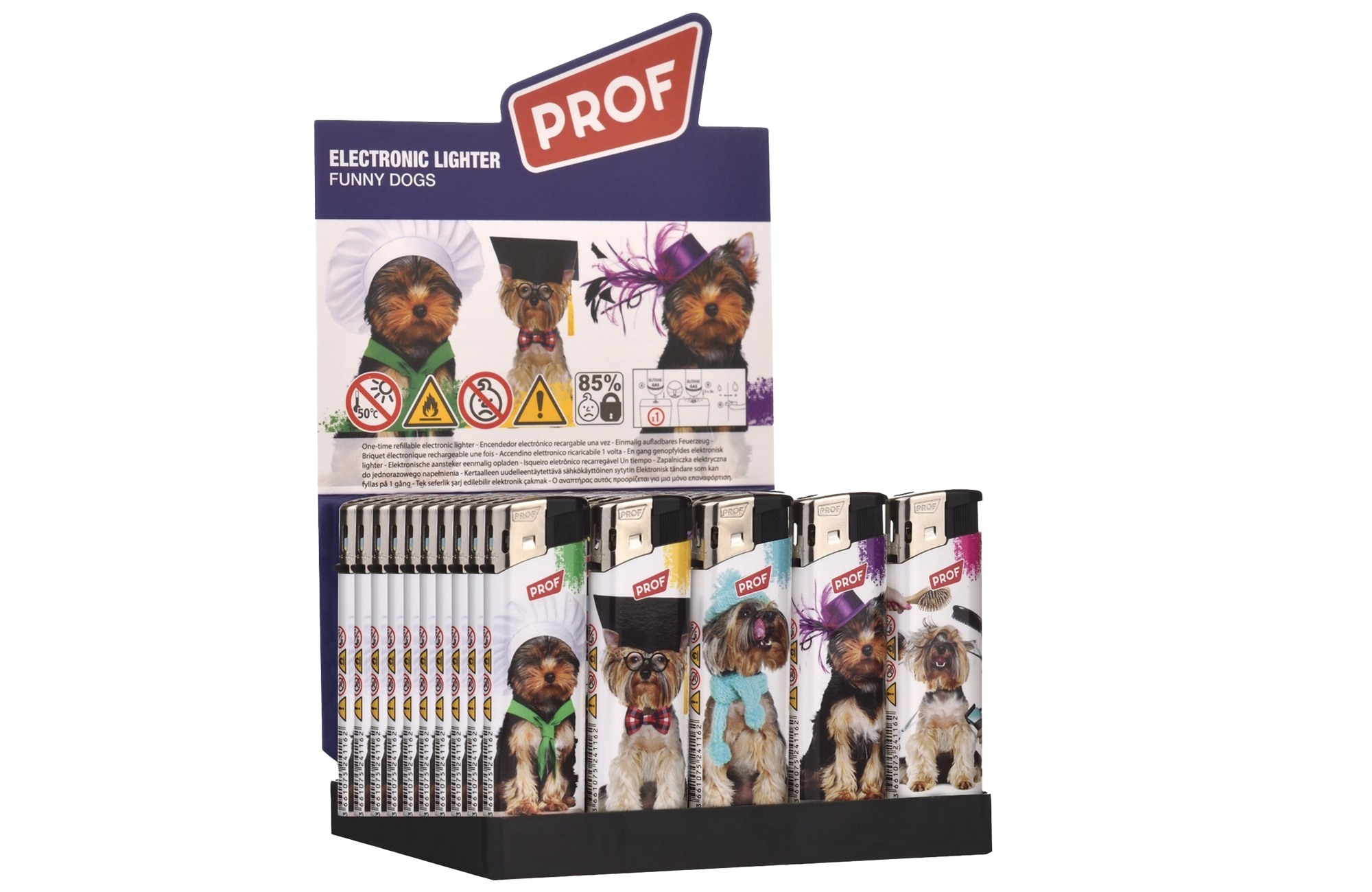 PROF FUNNY DOGS ELECT LIGHTER DL50