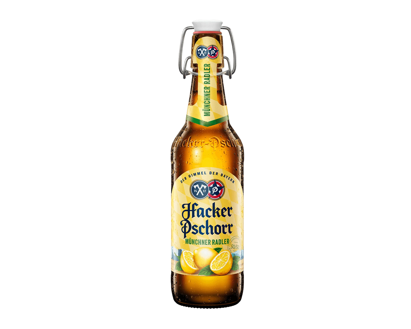 Hacker Pschorr Radler 20x0,5 L (Bügelver.), 2,5 % alc Vol (Kiste)