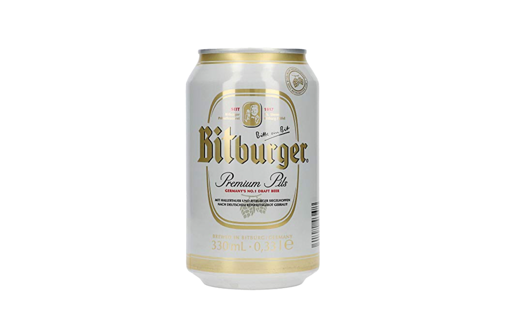 Bitburger Pils 24x0,33l Dose, 4,8% alc