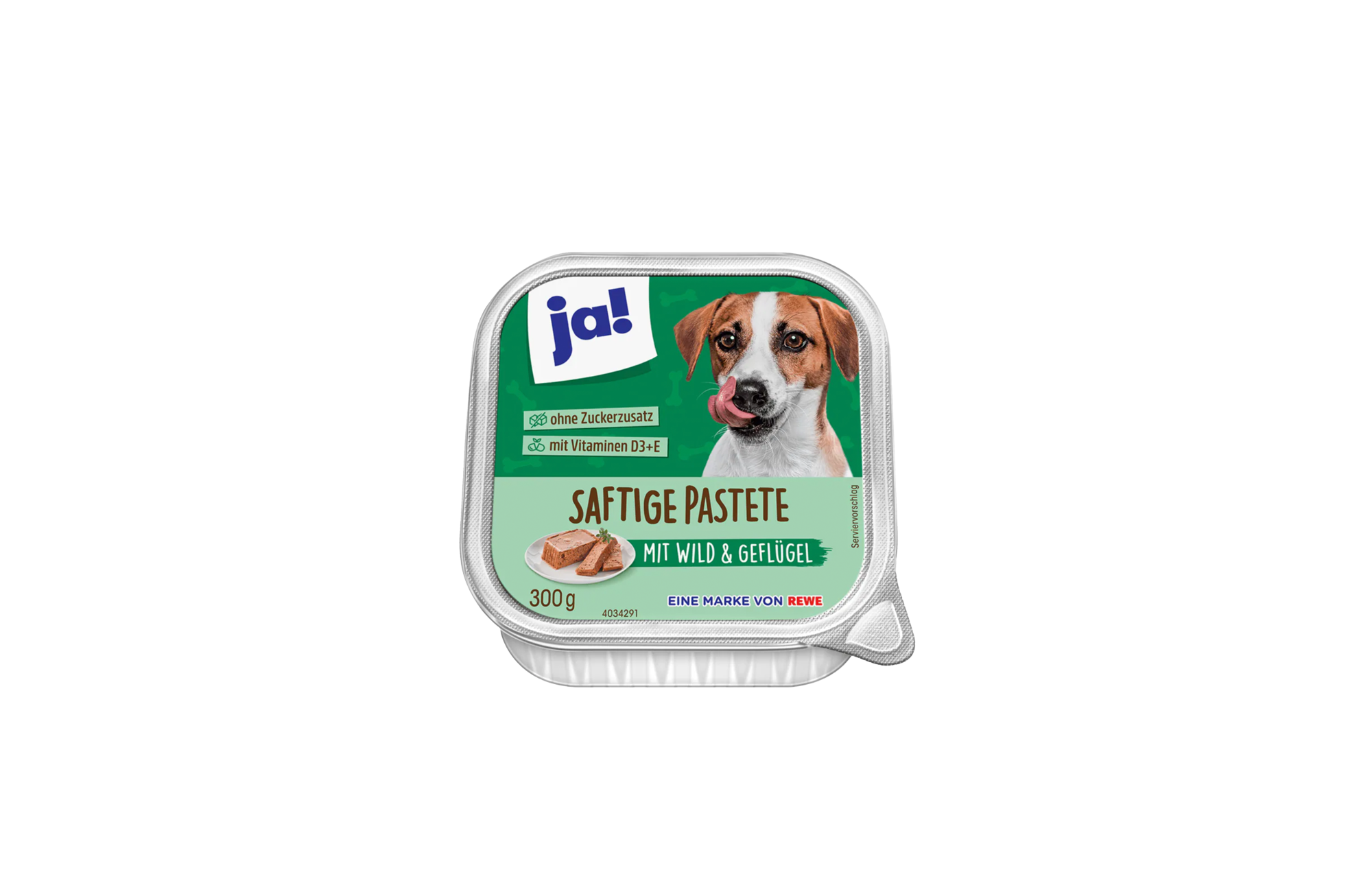 Ja! Pastete mit Wild+Geflügel 300g