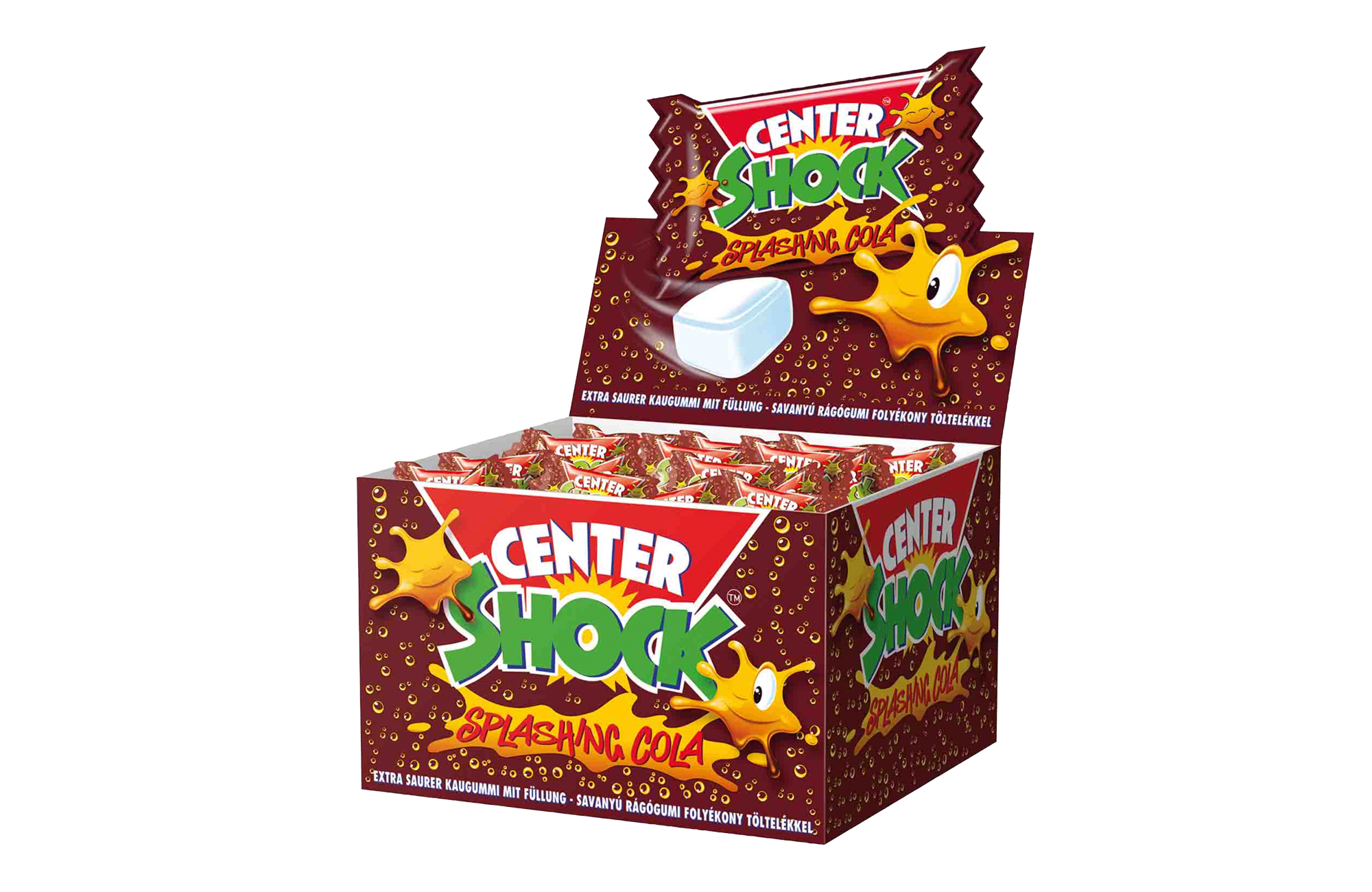 Center Shock Splashing Cola ca. 4g 100er Showbox