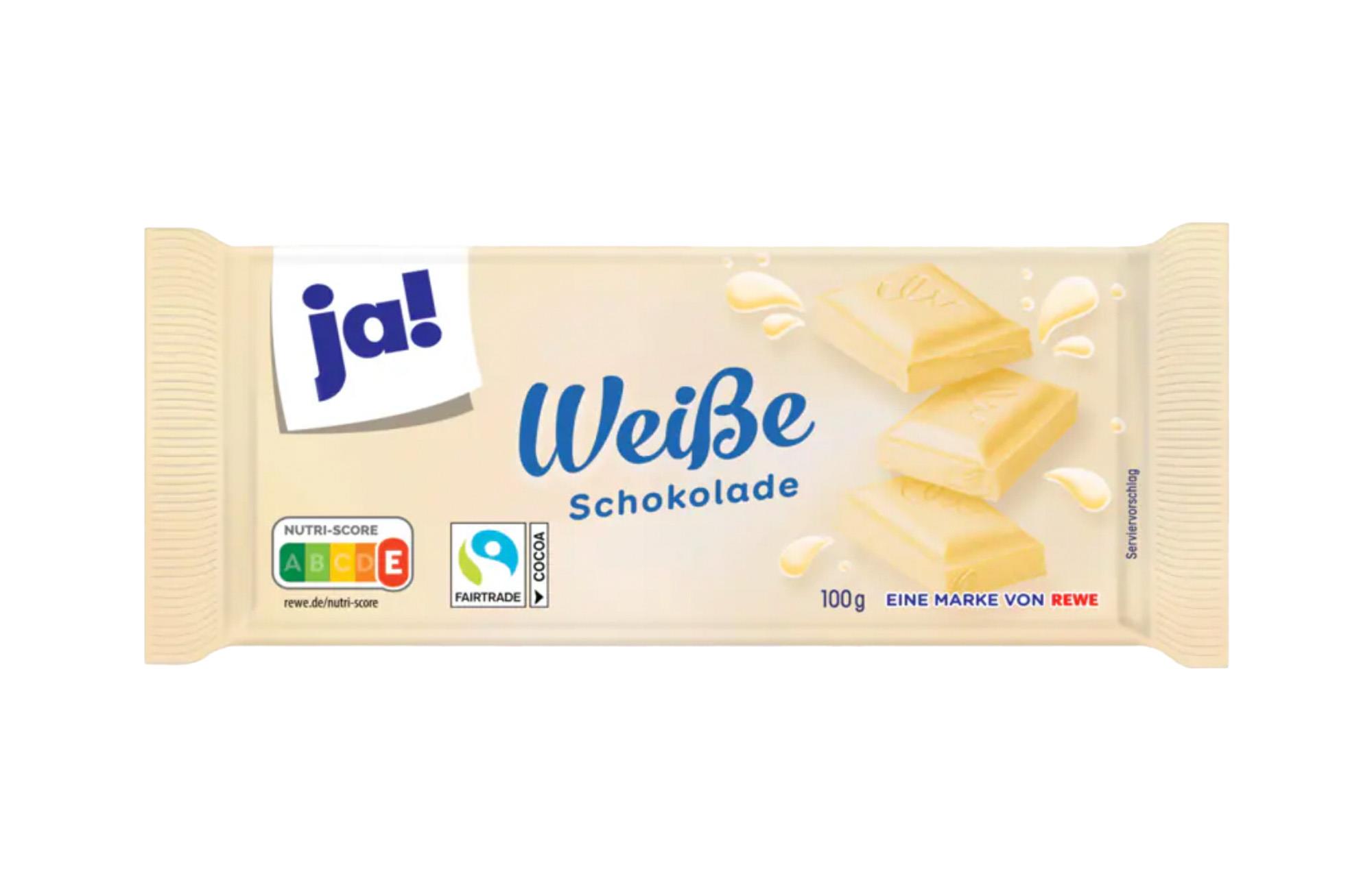 Ja! Vollmilch Die Weiße 100g