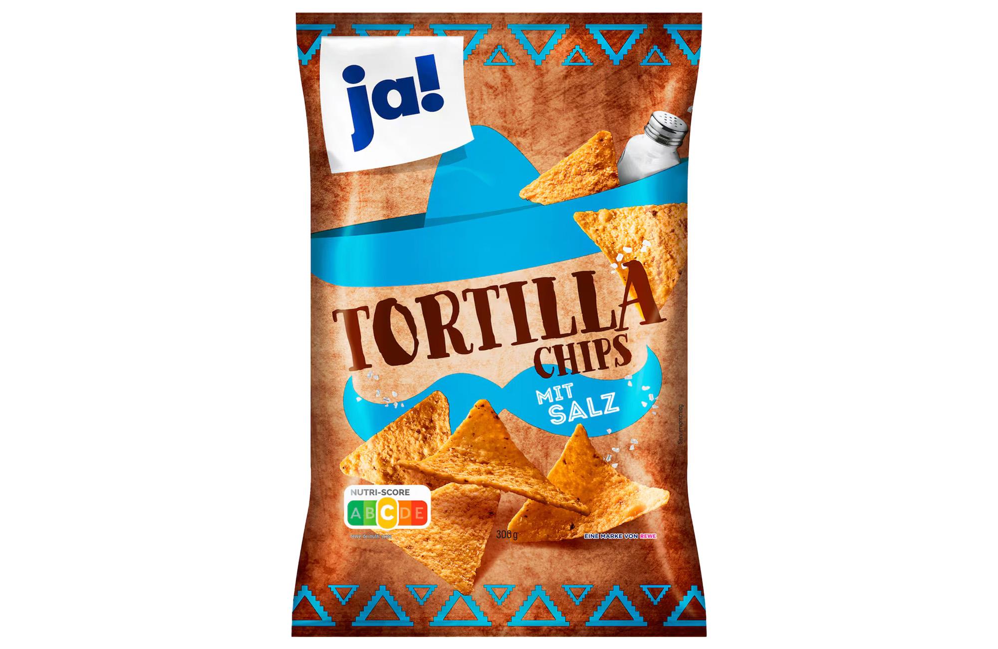 Ja! Tortilla Chips Salz 300g