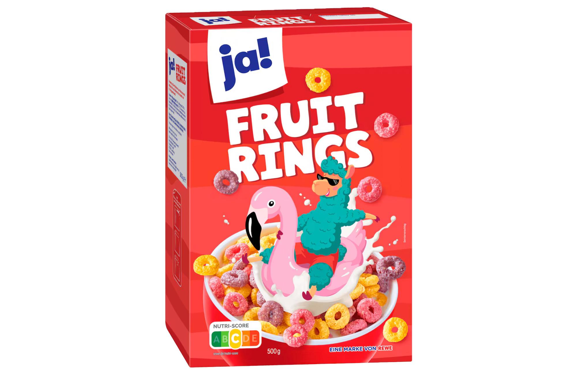 Ja! Fruit Rings 500g