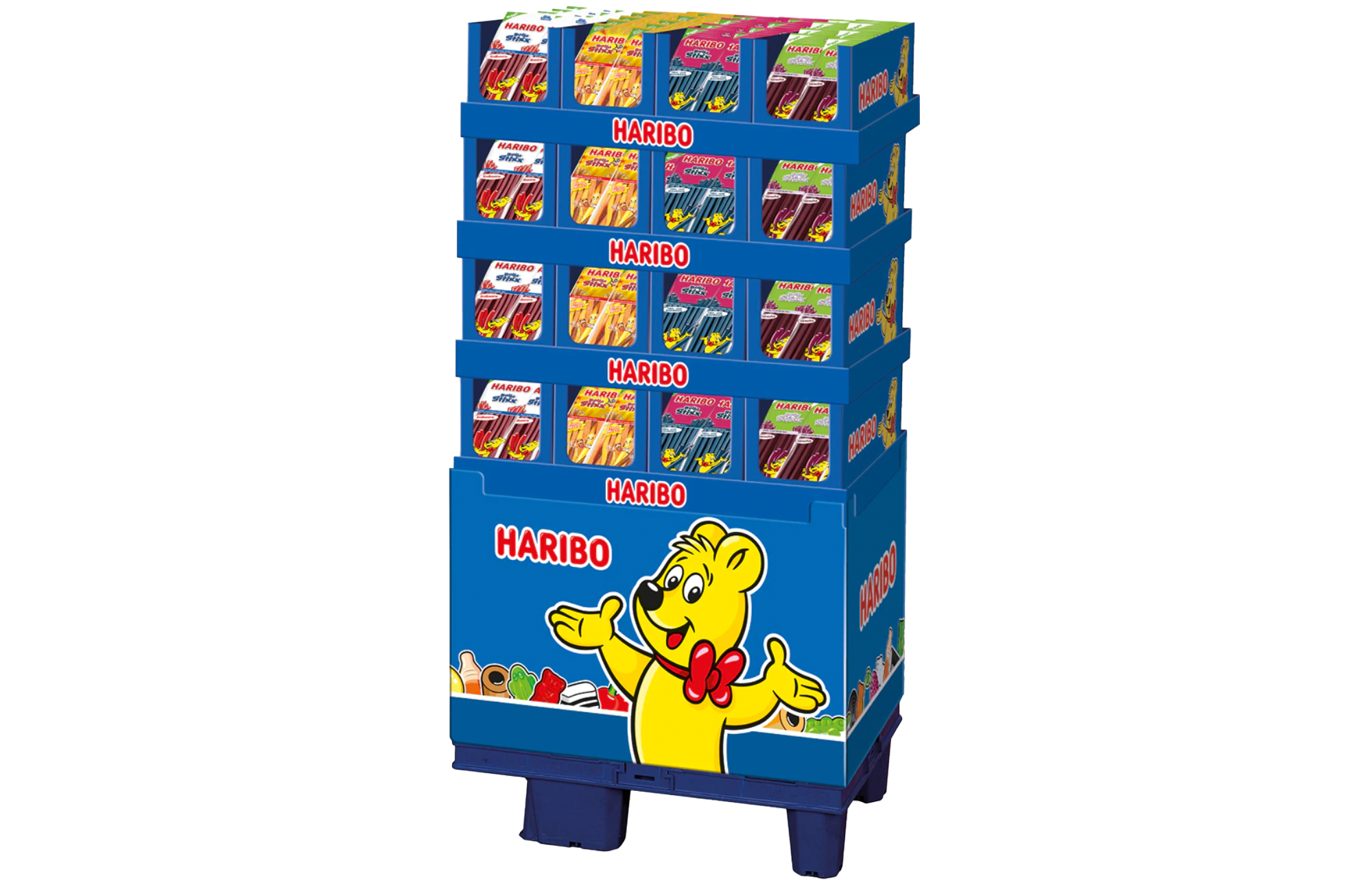 Haribo Balla Stixx 4fach - 240er Display