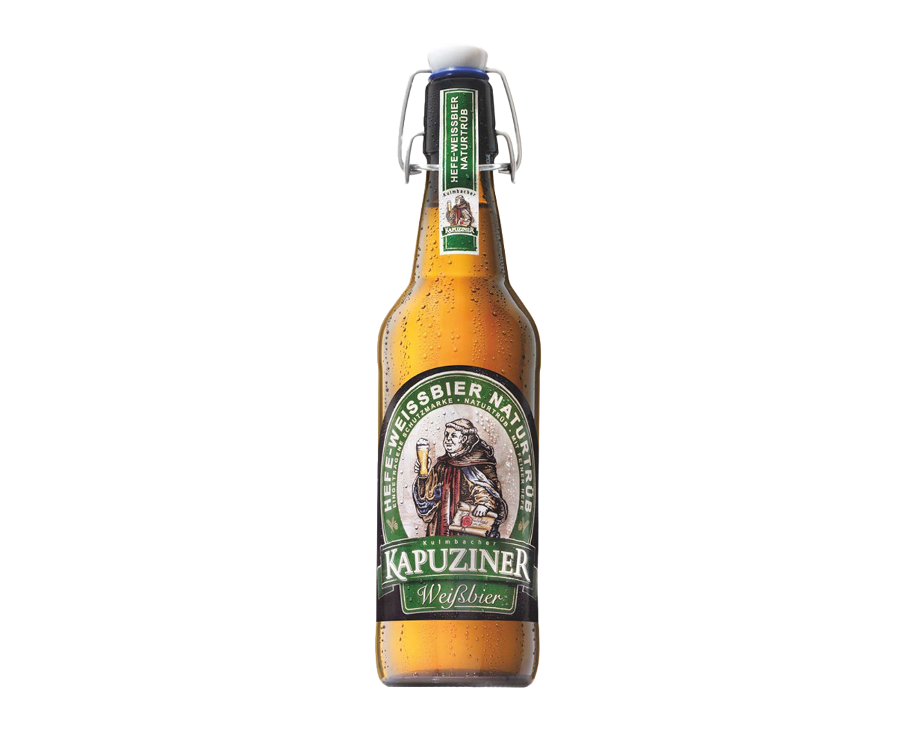 Kapuziner Weissbier trüb (Bügelvers.) 20x0,5 L, 5,4 % alc Vol (Kiste)