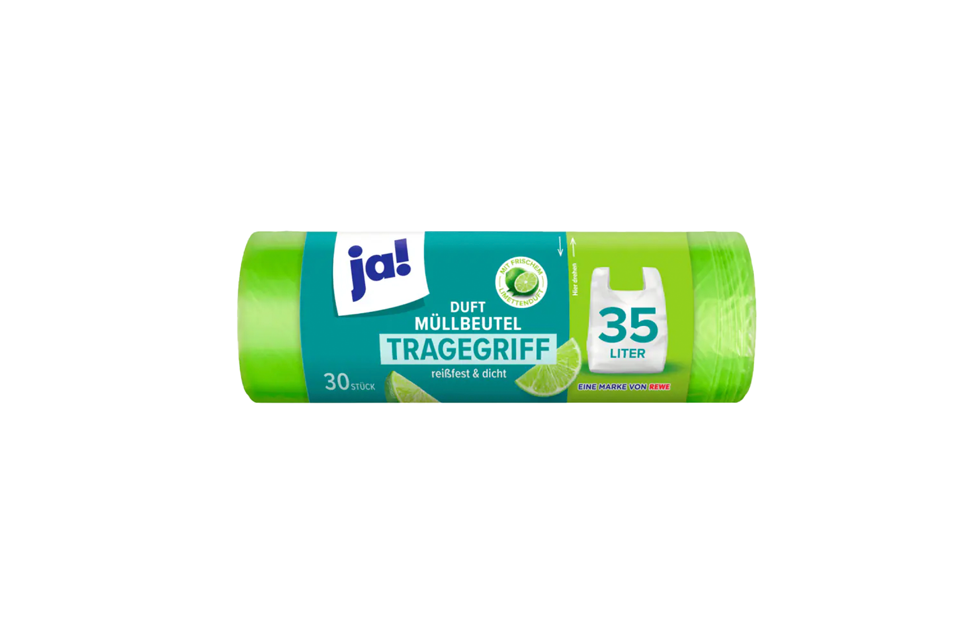JA! Müllbeutel 35 L TG Limette 30St. PK.