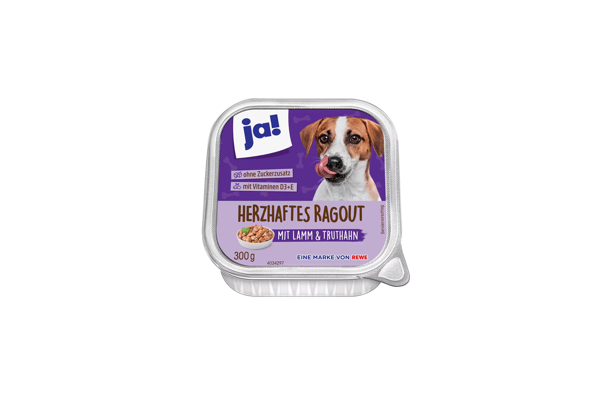 JA! Ragout Lamm Truth Karo 300g Schale (Hundefutter)
