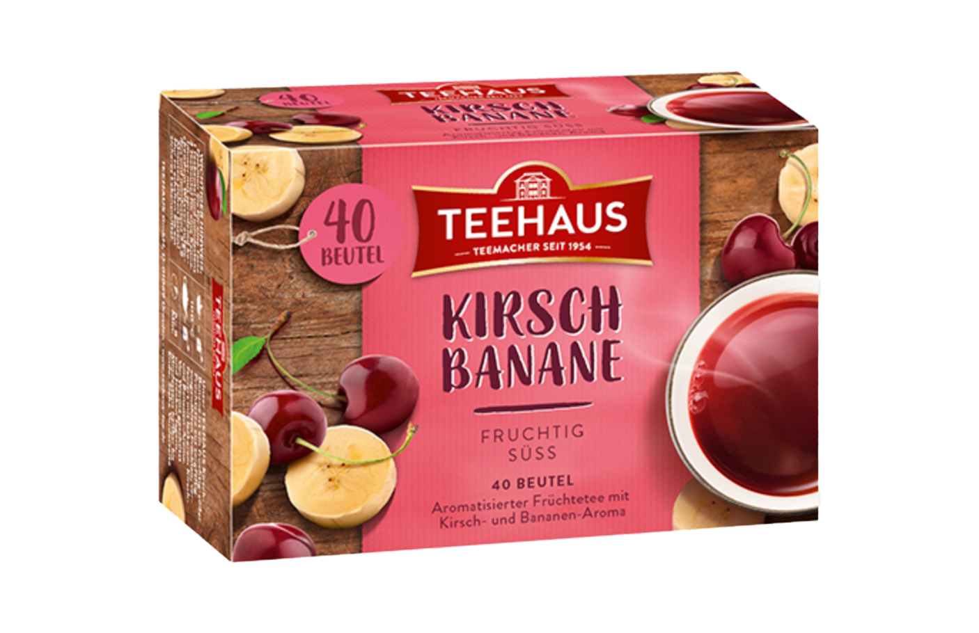 Teehaus Kirsch-Banane 40 Beutel 90g