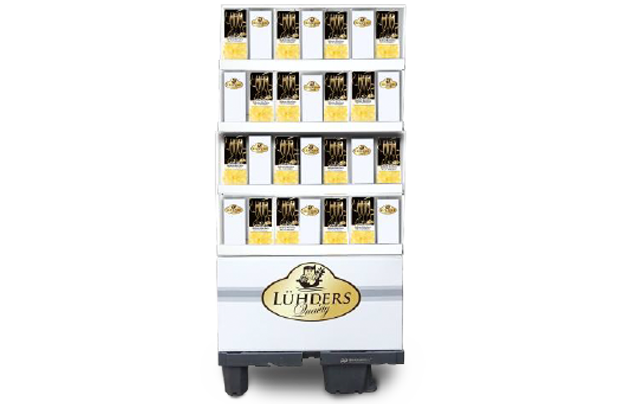 Lühders Deluxe-Bärchen 150g (100tlg. Bodenaufsteller)