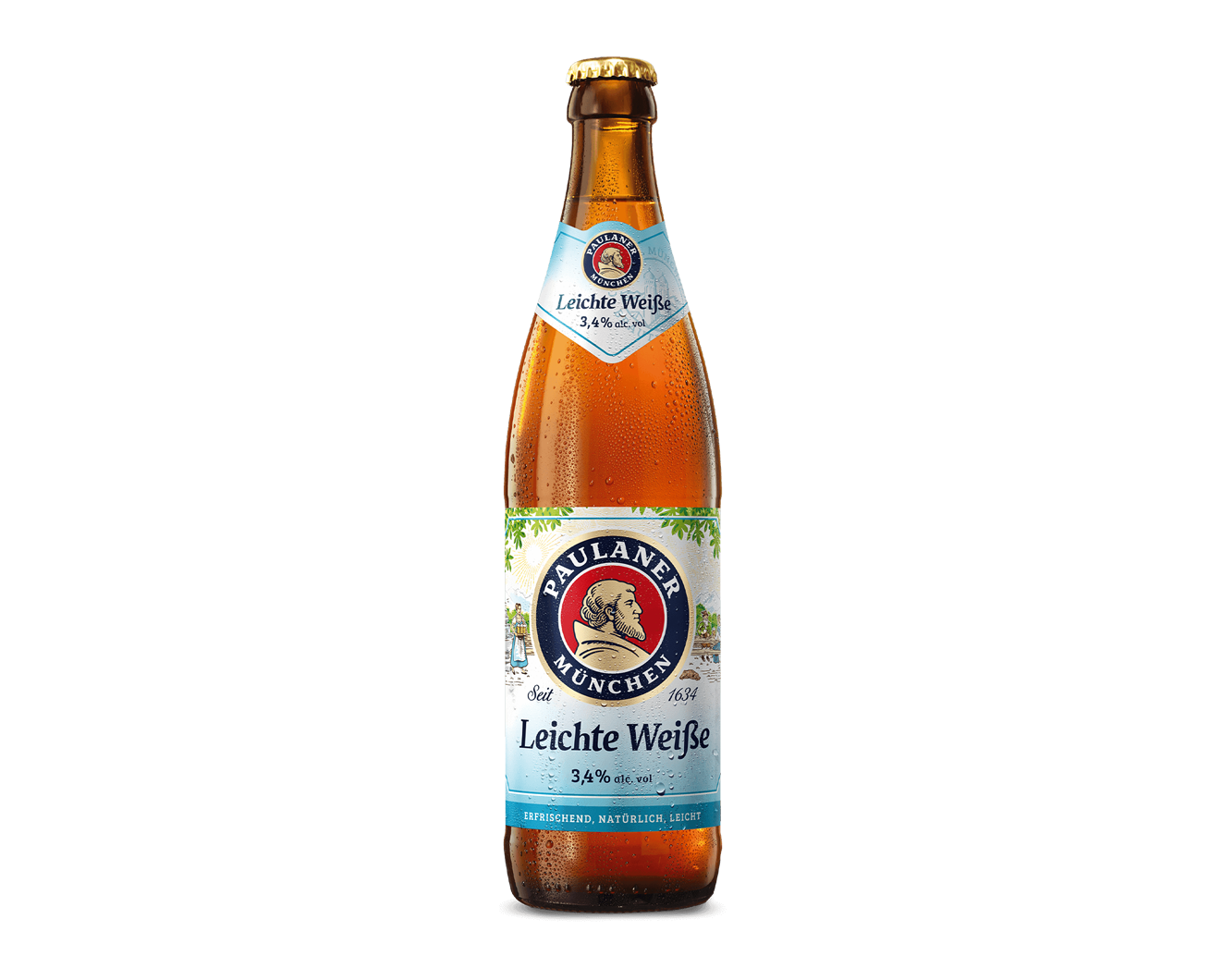 Paulaner Hefeweissbier Alk.Frei 20x0,5 L, 0,5 % alc Vol (Kiste)