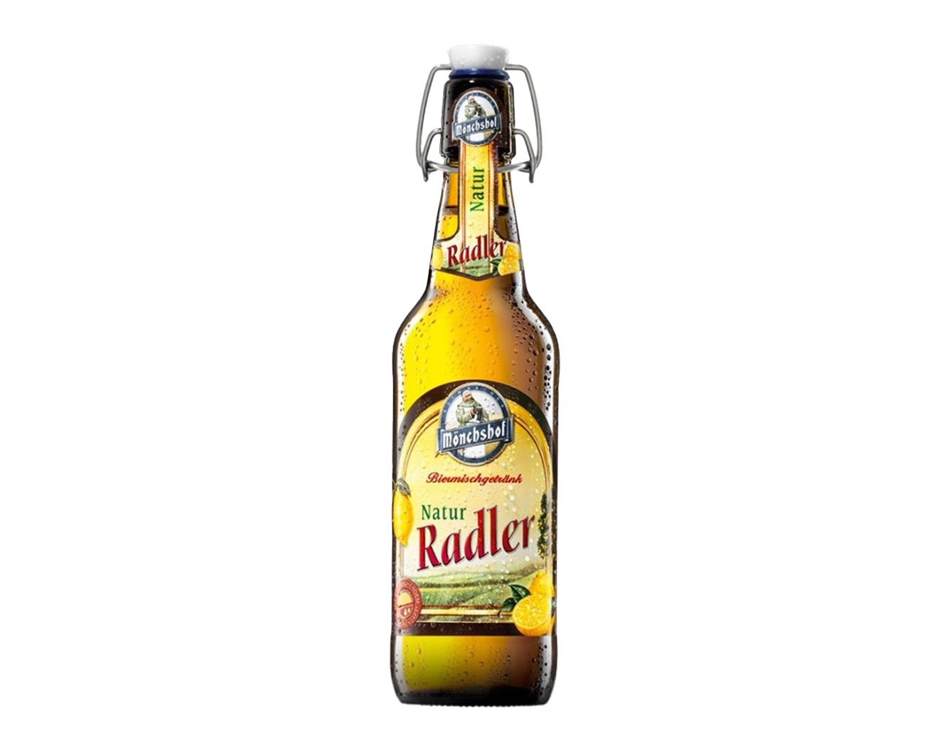 Mönchshof Natur Radler (Bügelver.) 20x0,5 L, 2,5 % alc Vol (Kiste)