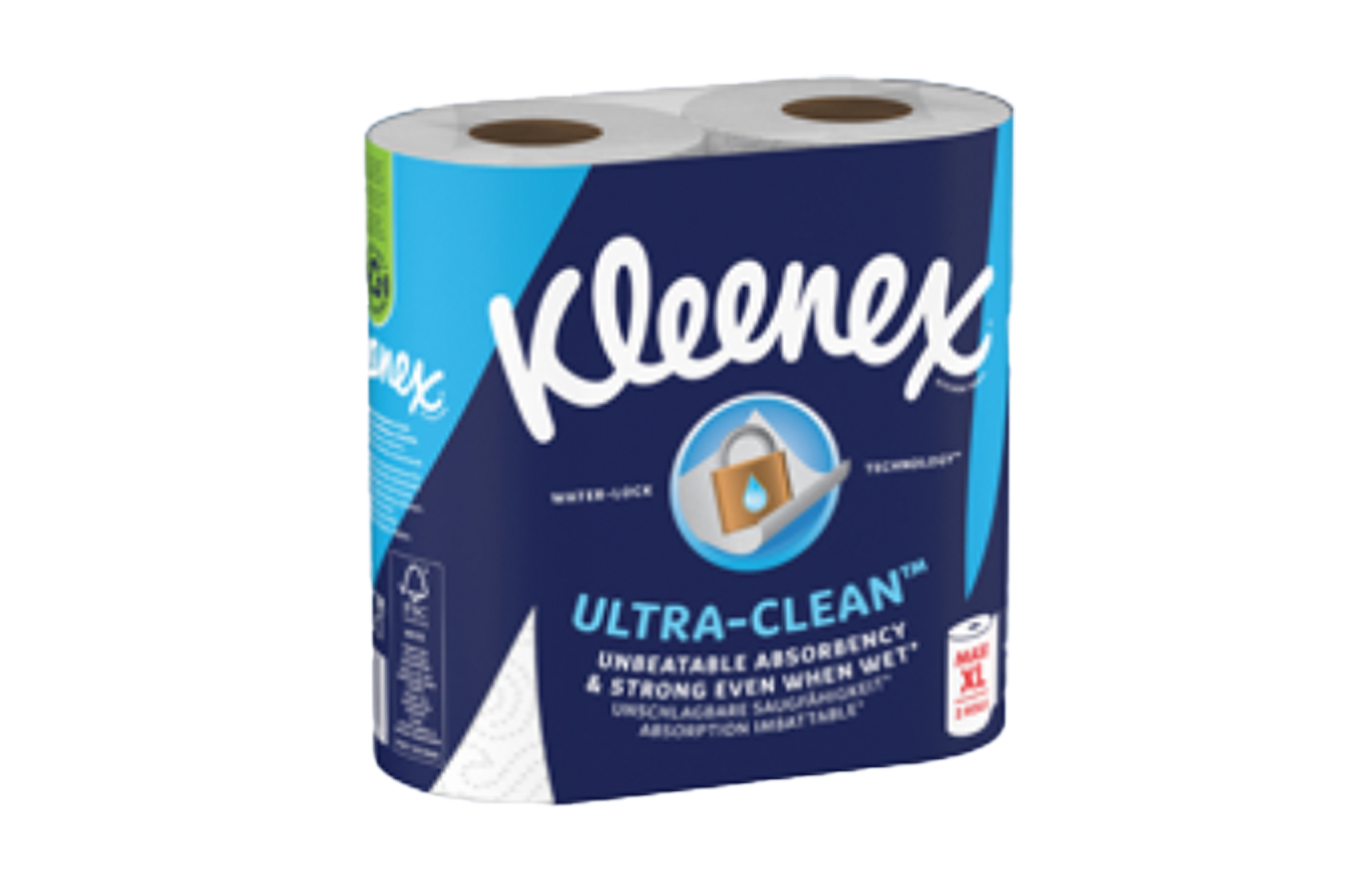 Kleenex Küchenrollen 2x74 Blatt Ultra-Clean