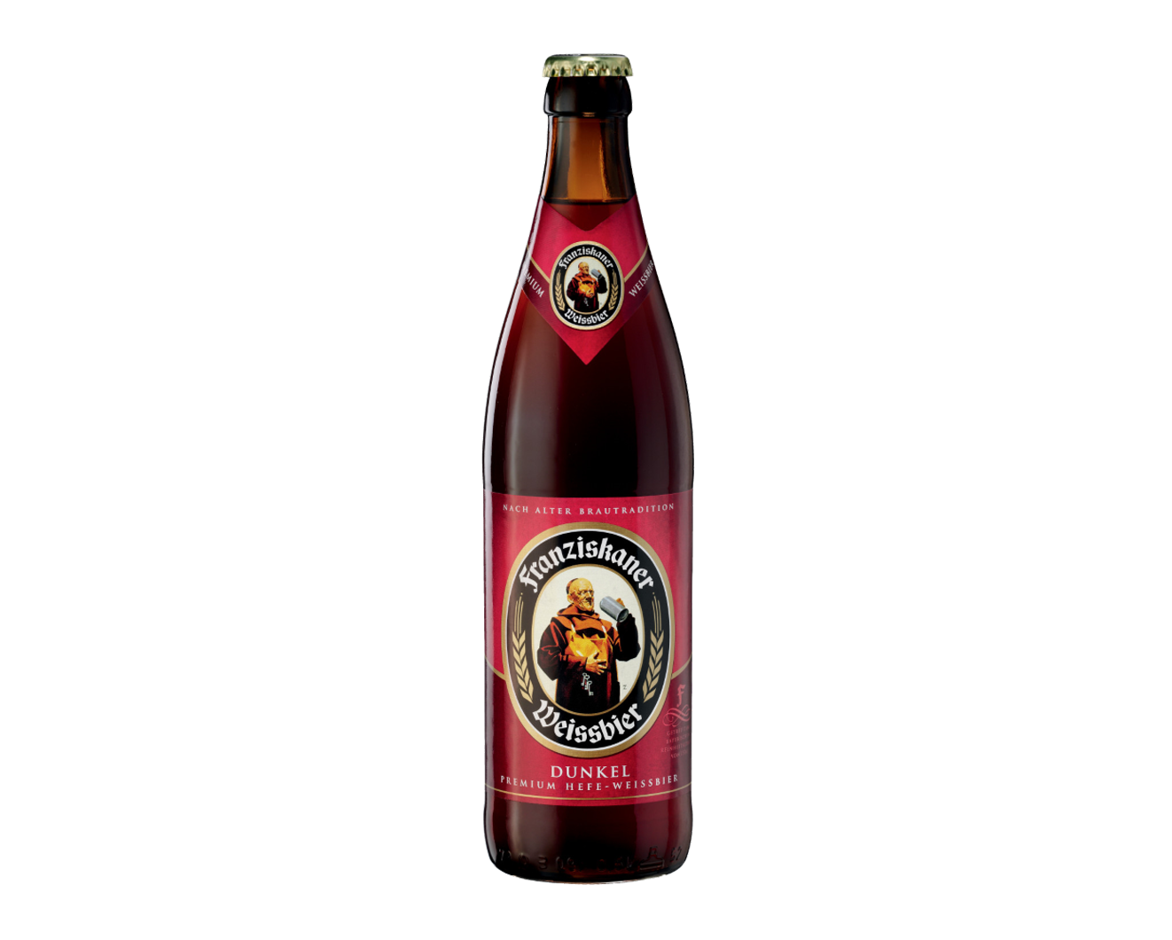 Franziskaner Weissbier dunkel 20x0,5 L, 5,0 % alc Vol (Kiste)