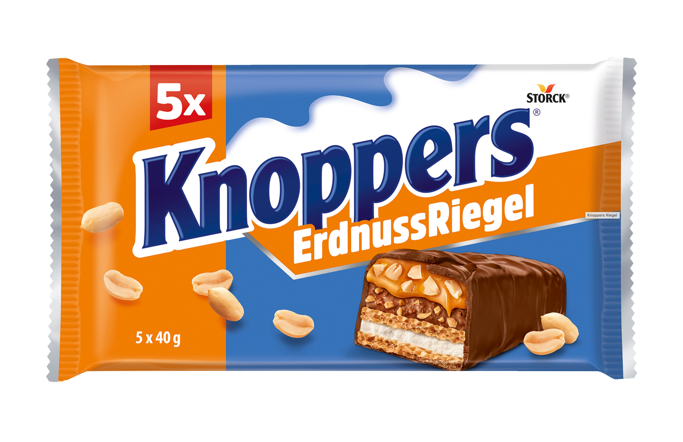 Knoppers Erdnussriegel 5er (5x40g) - Storck