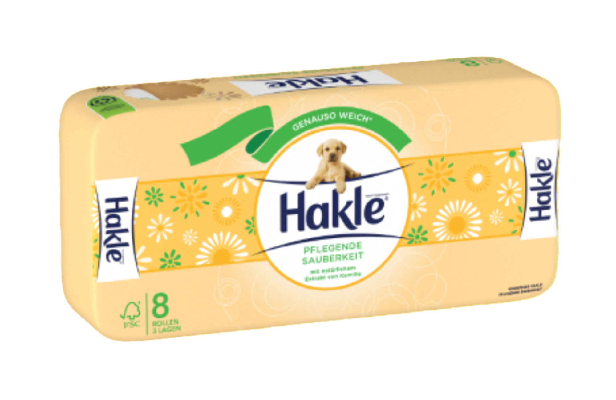 Hakle "Pflegende Sauberkeit" 8x140Blatt Toilettenpapier